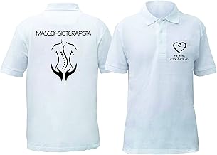 Social Crazy Men's or Women's Short-Sleeved Polo Shirt, Basic Cotton, Super Fit, Top Quality – Massofisioterapista – Personalized with Name