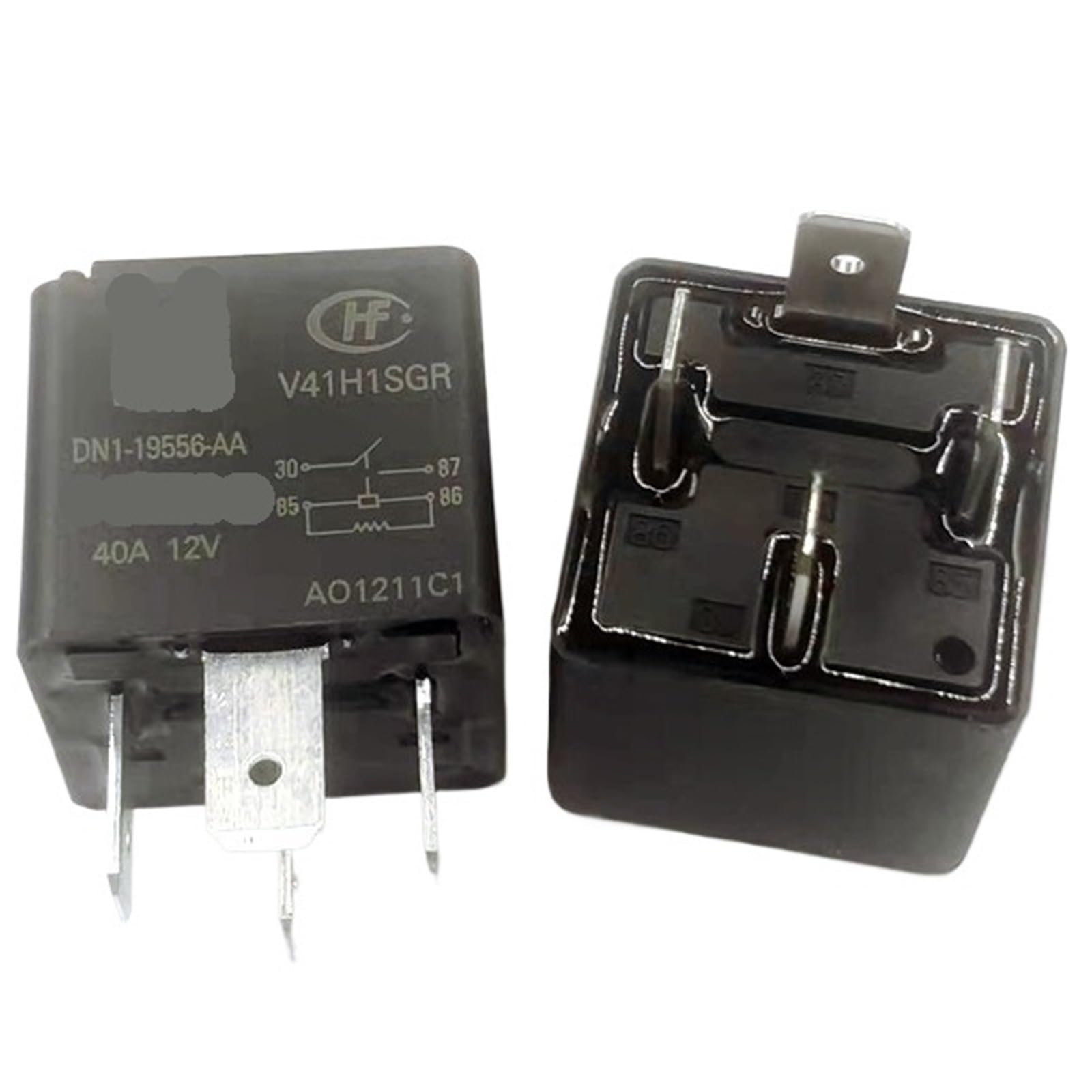 Relais V41H1SGR 12VDC 40A pour réparer une panne de circuit de voiture