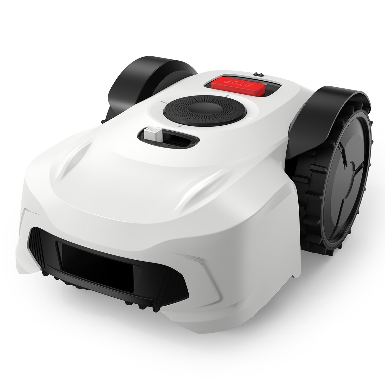 Robot Cortacésped con Cable perimetral, RTK+Vision, Control por aplicación, planificación de rutas, cortacesped Gasolina autopropulsado para Jardines medianos y Grandes