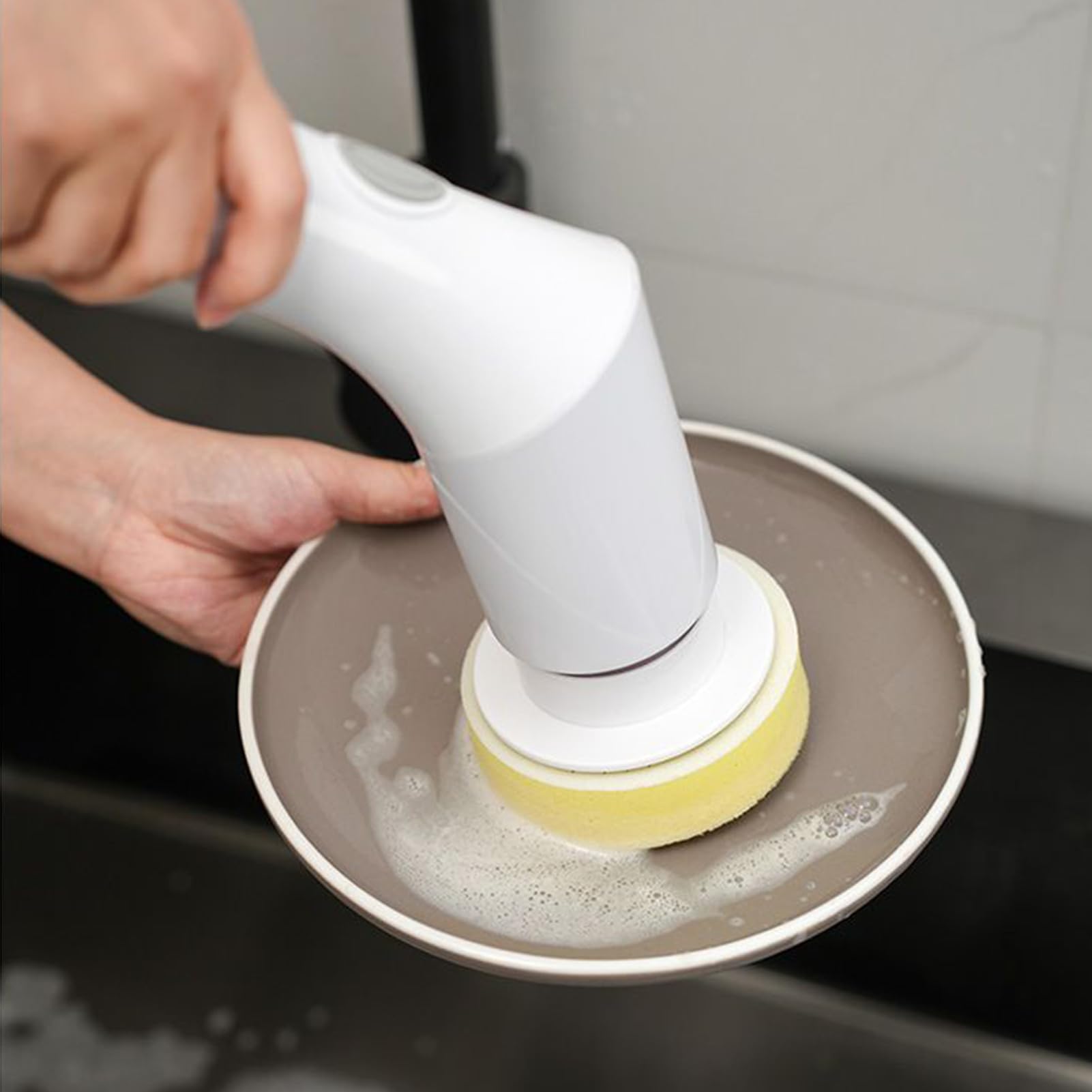 Cepillo Eléctrico Fregador Cepillo Giratorio Eléctrico para Baño