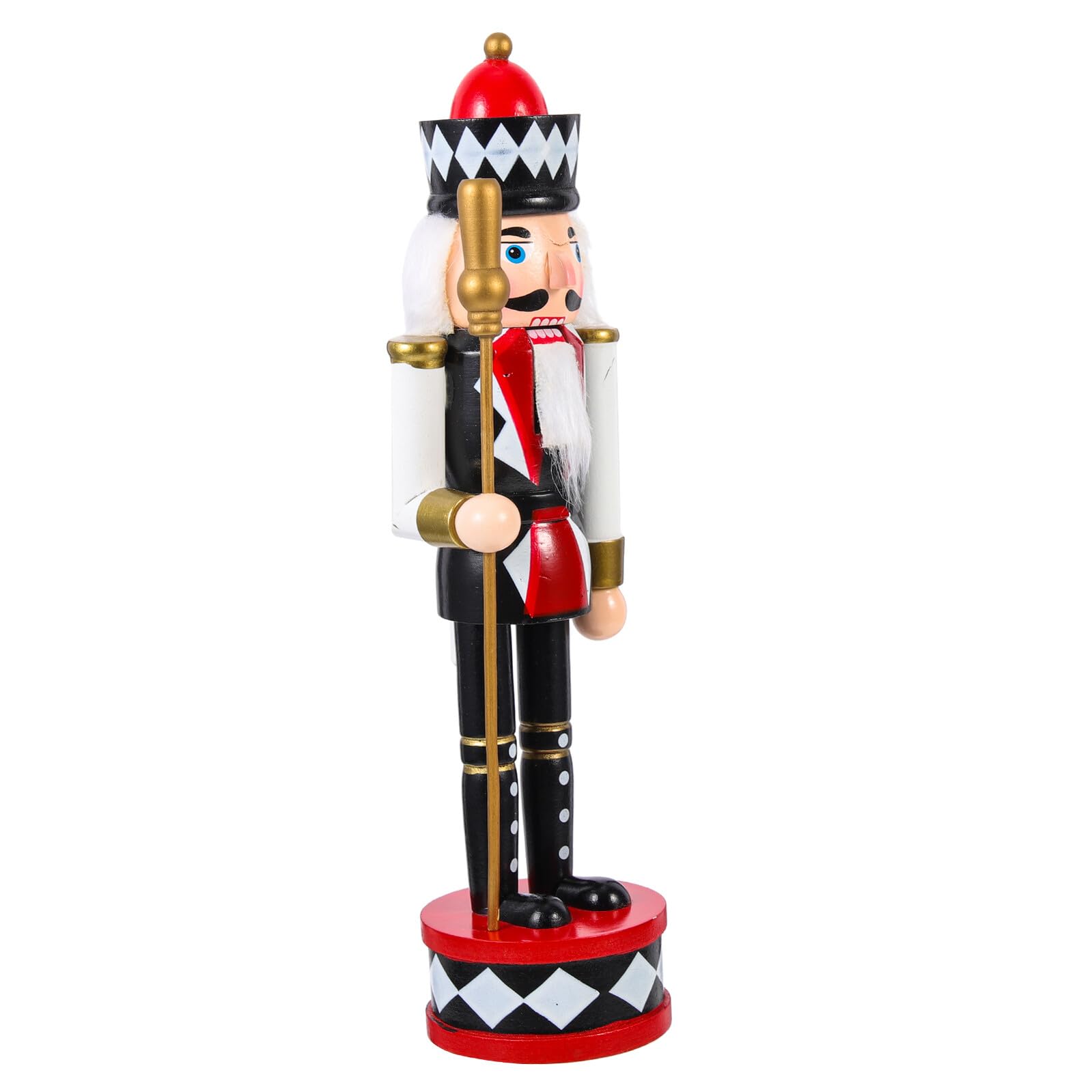 Casse-Noisette de Noël Bois Ornement de Bureau Statuette Artisanale Festive