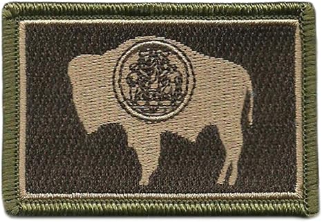 Gadsden and Culpeper Tactical State Patch - Wyoming - View Colors