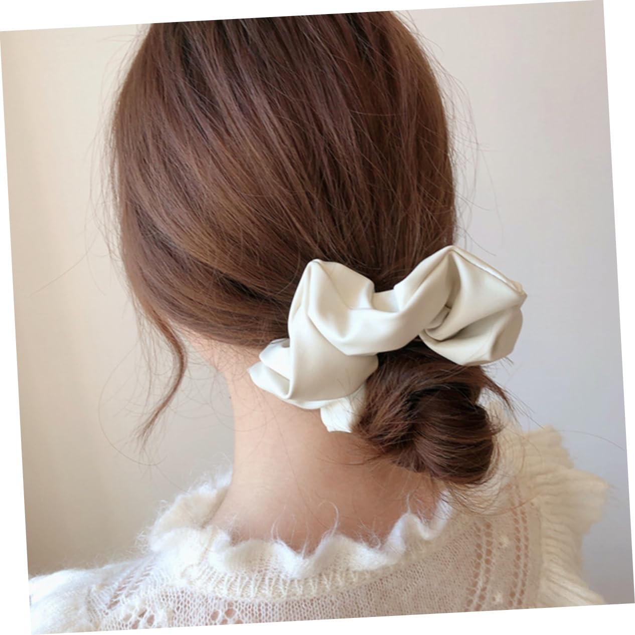12 Piezas Scrunchie Cuero Intestino Grueso Lazos Para El Cabello Para Mujeres Bandas Para El Cabello De Las Mujeres Gomas Para El Cabello Tela Francés Perder Poseedor