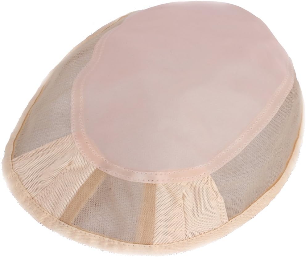 WeKen Making Wig Caps Thin Skin Mono Top Lace Bases for Hair Toupee Q16 21cm