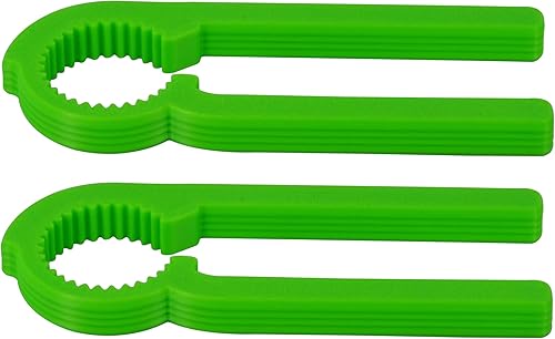 Miniatura 2 de Abridor y tensor compacto de botellas de bebidas Cool Twist, agarre para tapa de botella, cabe fácilmente en el bolsillo o bolsa (negro (paquete de