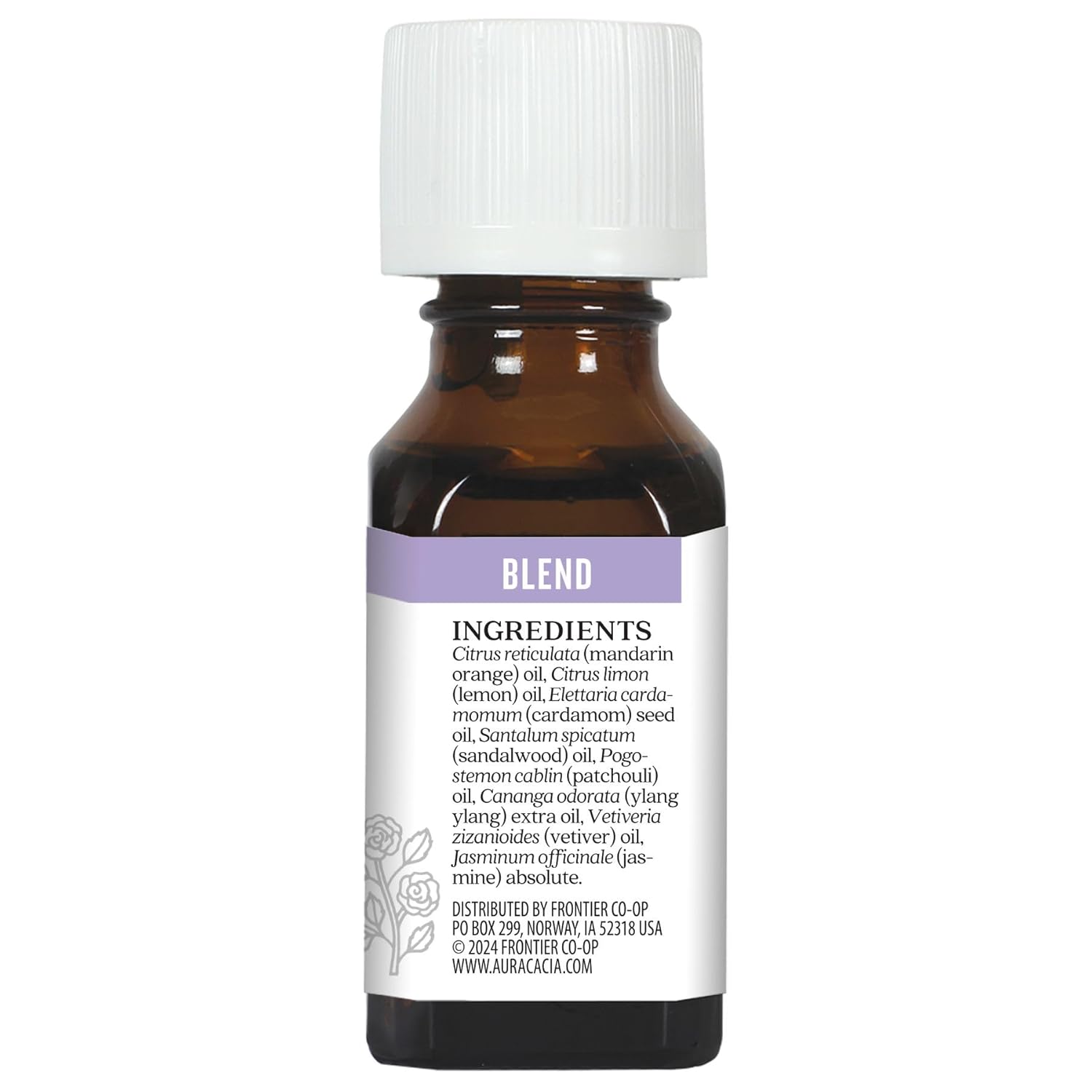 Aura Cacia Love Potion Essential Oil Blend | Romantic Aromatherapy with Jasmine, Ylang-Ylang, Sandalwood, Patchouli, Mandarin, Lemon, Cardamom, Vetiver | 0.5 Fl Oz (Pack of 1) - Image 2