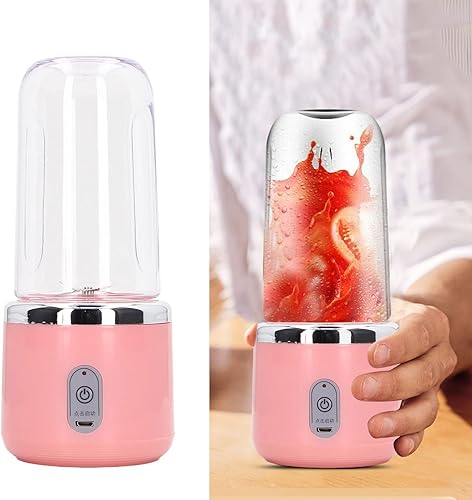 Miniatura 8 de FLEXMAN Licuadora portátil inalámbrica de 10.1 fl oz, 6 cuchillas 22000 rpm, licuadora personal recargable por USB, licuadora de viaje con batería