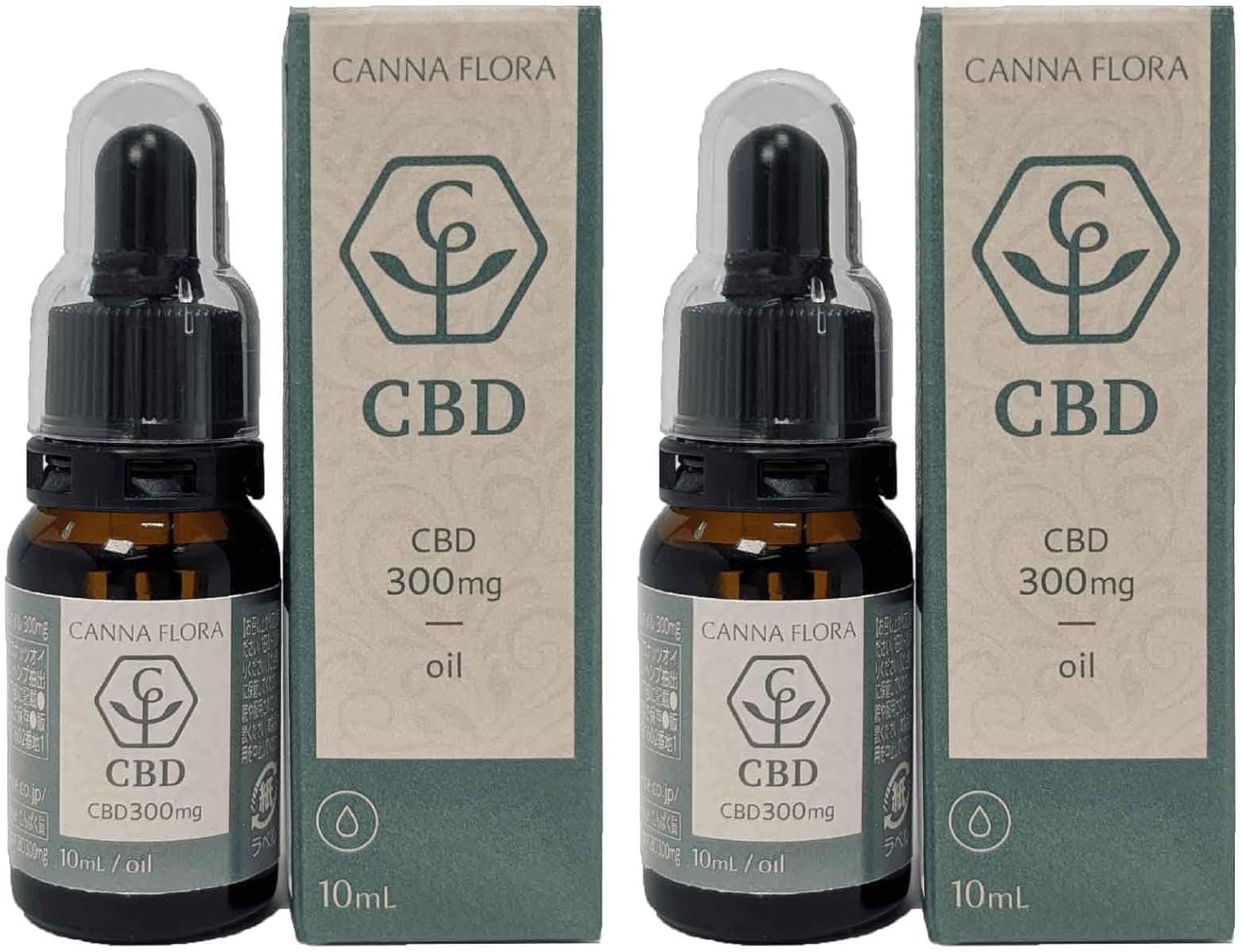 改正基準適合】CANNAFLORA CBDオイル 300mg 内容量10ml 高濃度高純度