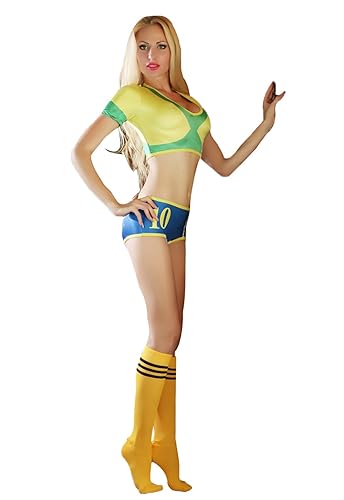 Brazil Cheerleader Costume Outfit