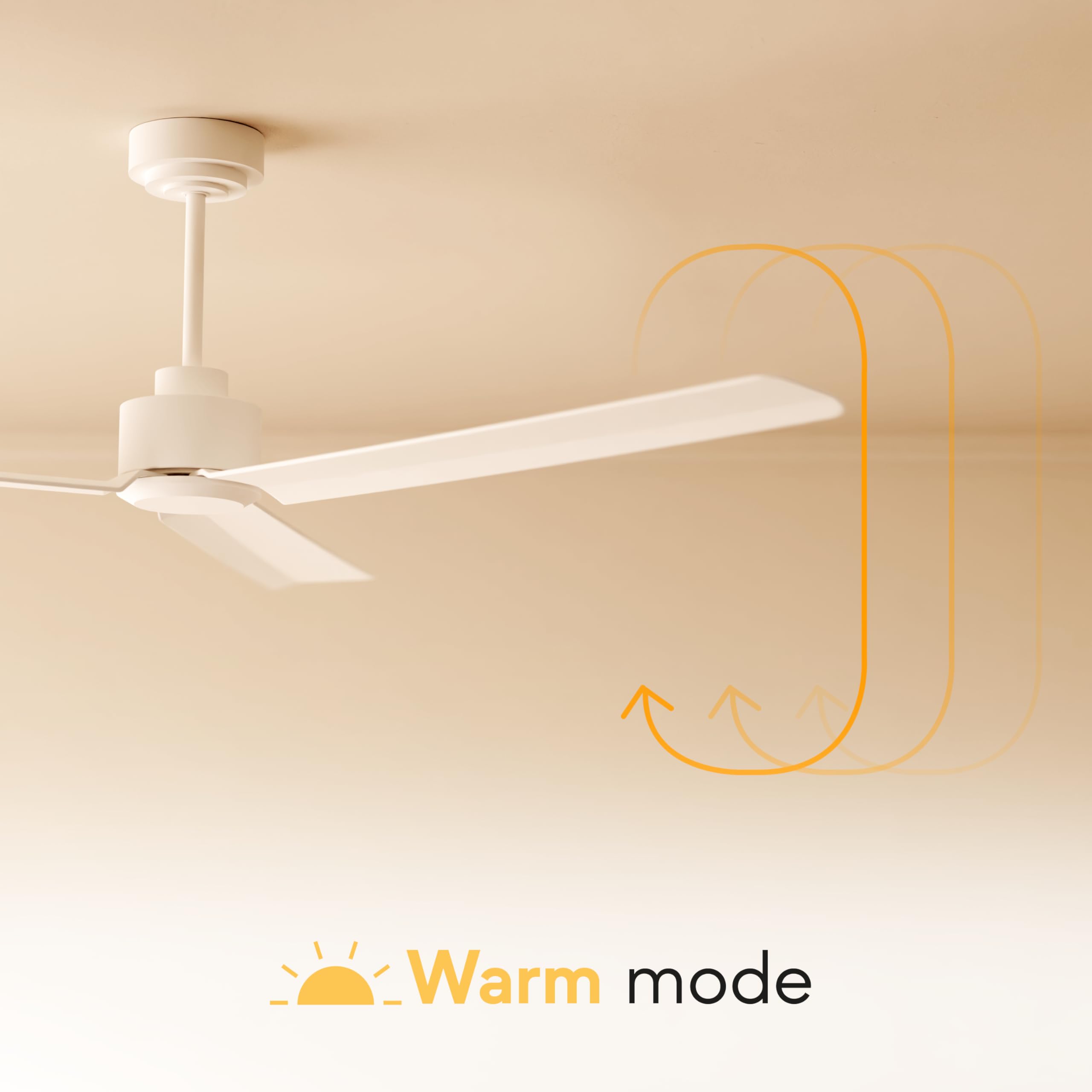 Sulion - Ventilatore da soffitto con luce silenziosa e leggera, potente motore DC, 6 velocità, timer, estate/inverno, luce LED dimmerabile CCT, installazione rapida
