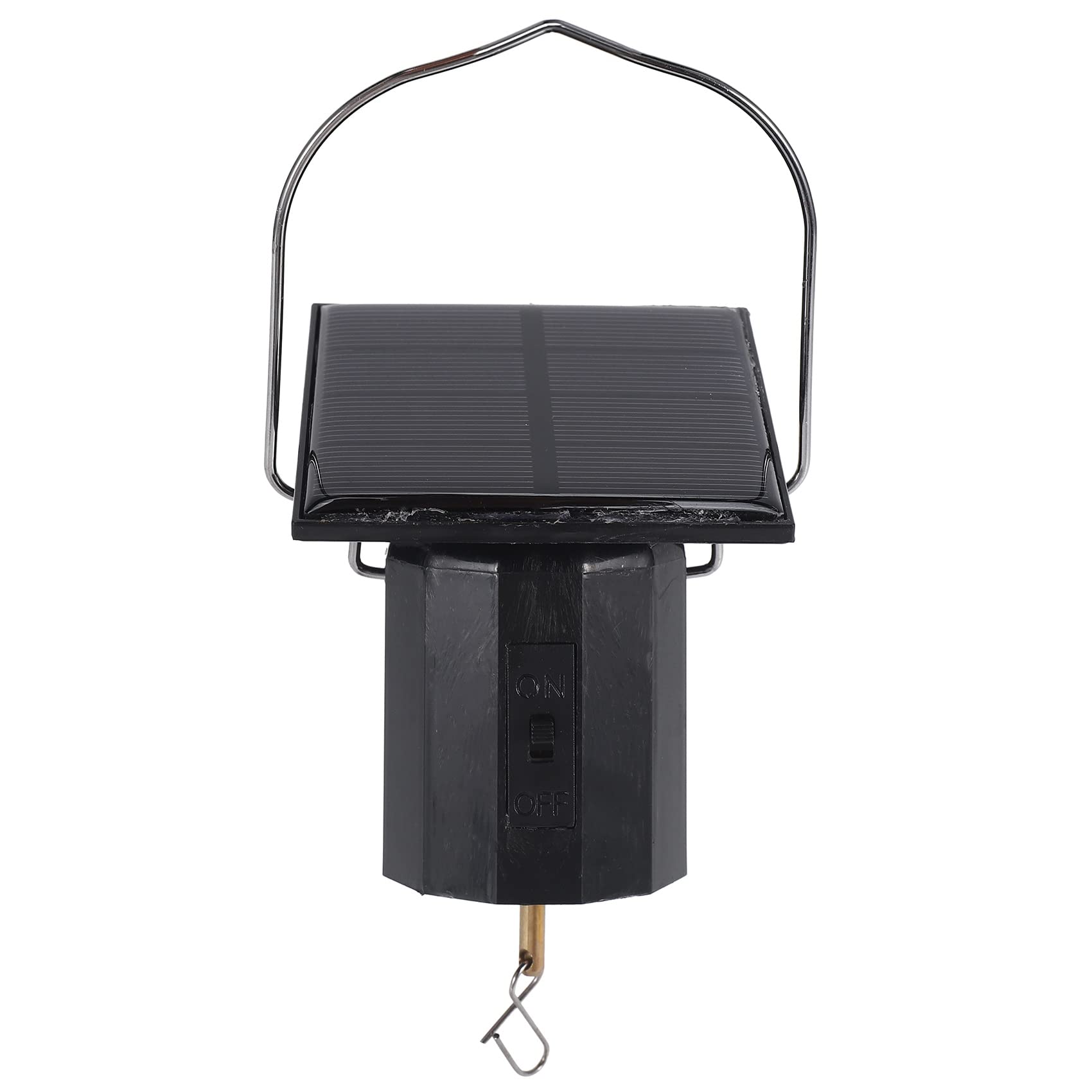 detee Wind Spinner Motor Solar Hanging Display Motor Rotating Solar Energy Wind Spinner Motor Rotatable Hook for Wind Chimes