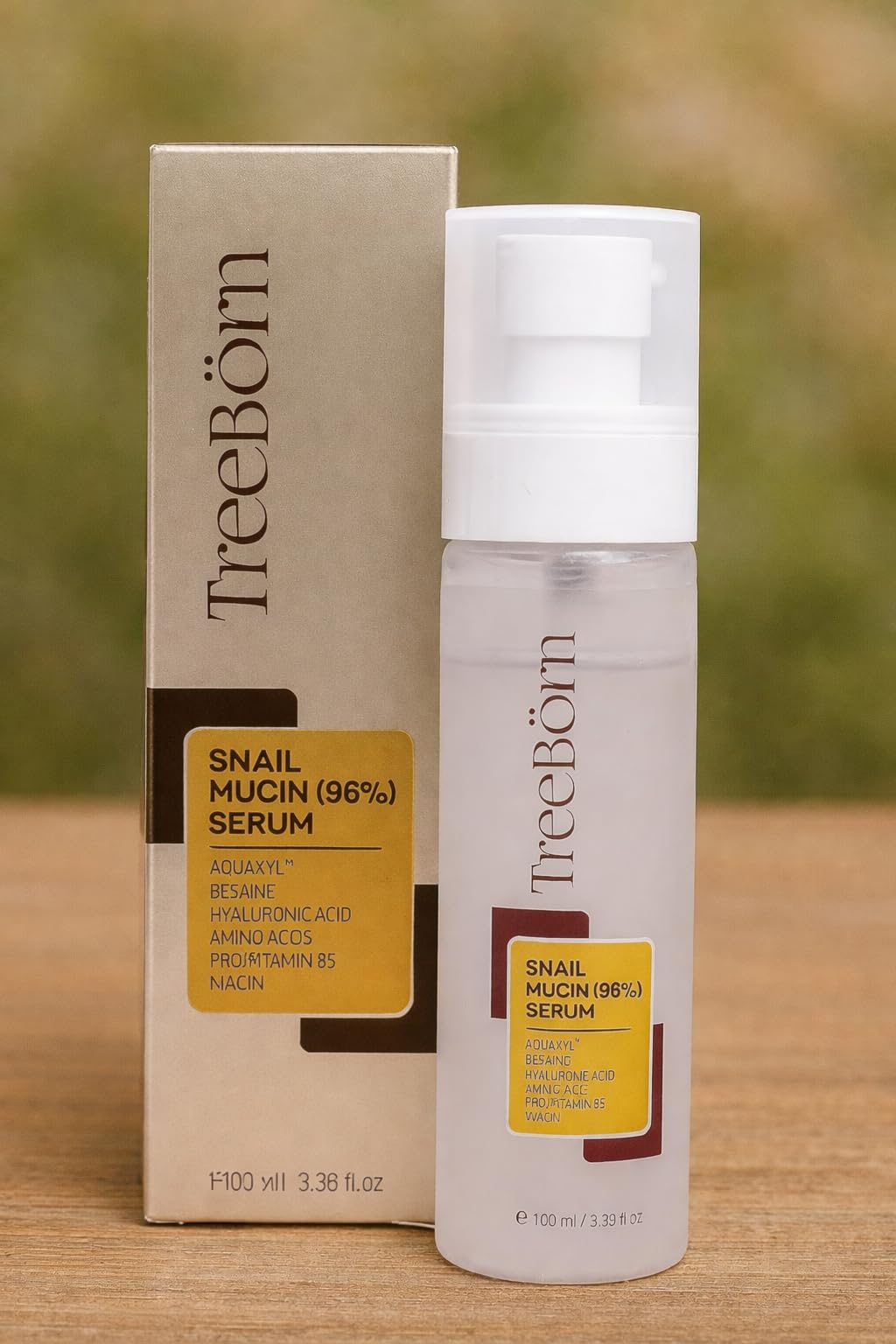 TREE BORN WE CARE WE SERVE Advanced Snail 96 Mucin Power Essence 100ml,Lightweight Facial Essence with Snail Mucin for Daily Skincare Routine,Suitable for All Skin Types,Hydrating & Soothing Formula