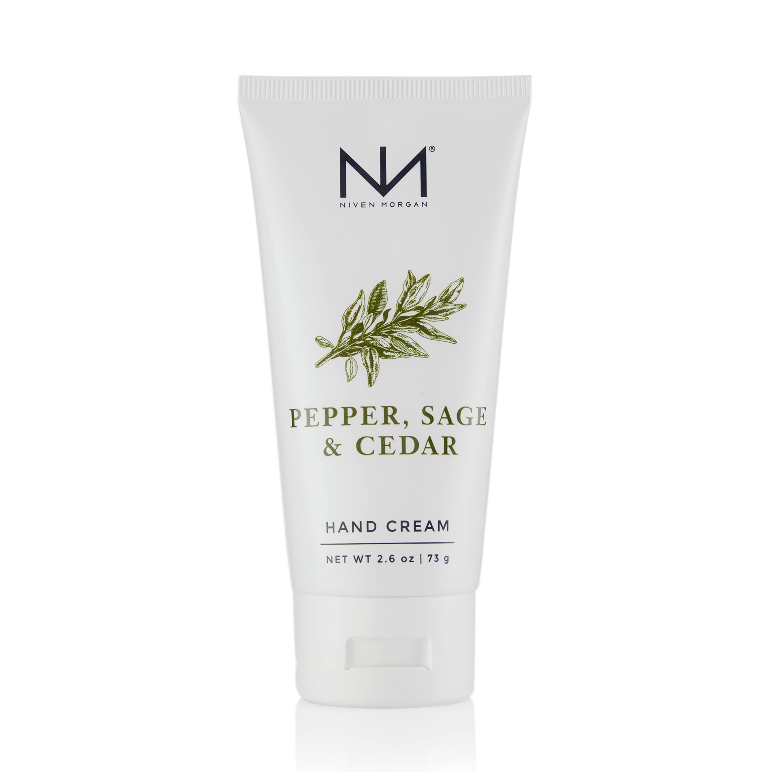 Niven Morgan Pepper Sage & Cedar Travel Hand Cream 2.6 oz