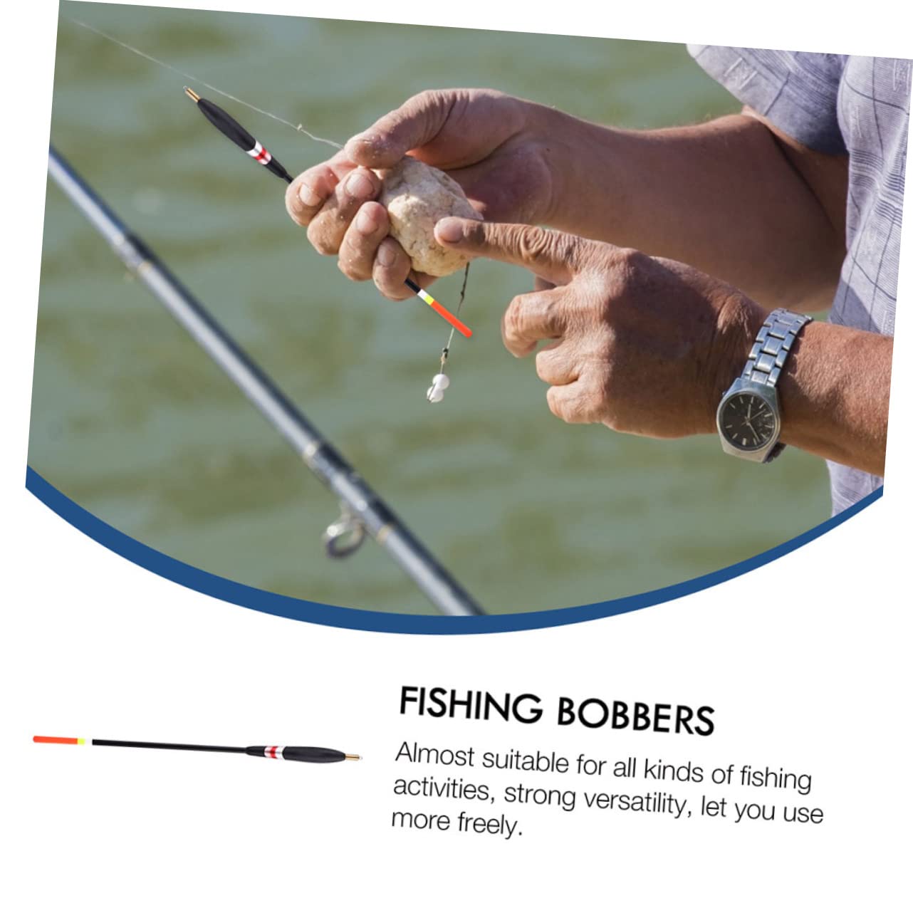 Yardwe 36 Pezzi di Forniture per La Pesca Galleggiante Abete Cinese Bal Abete