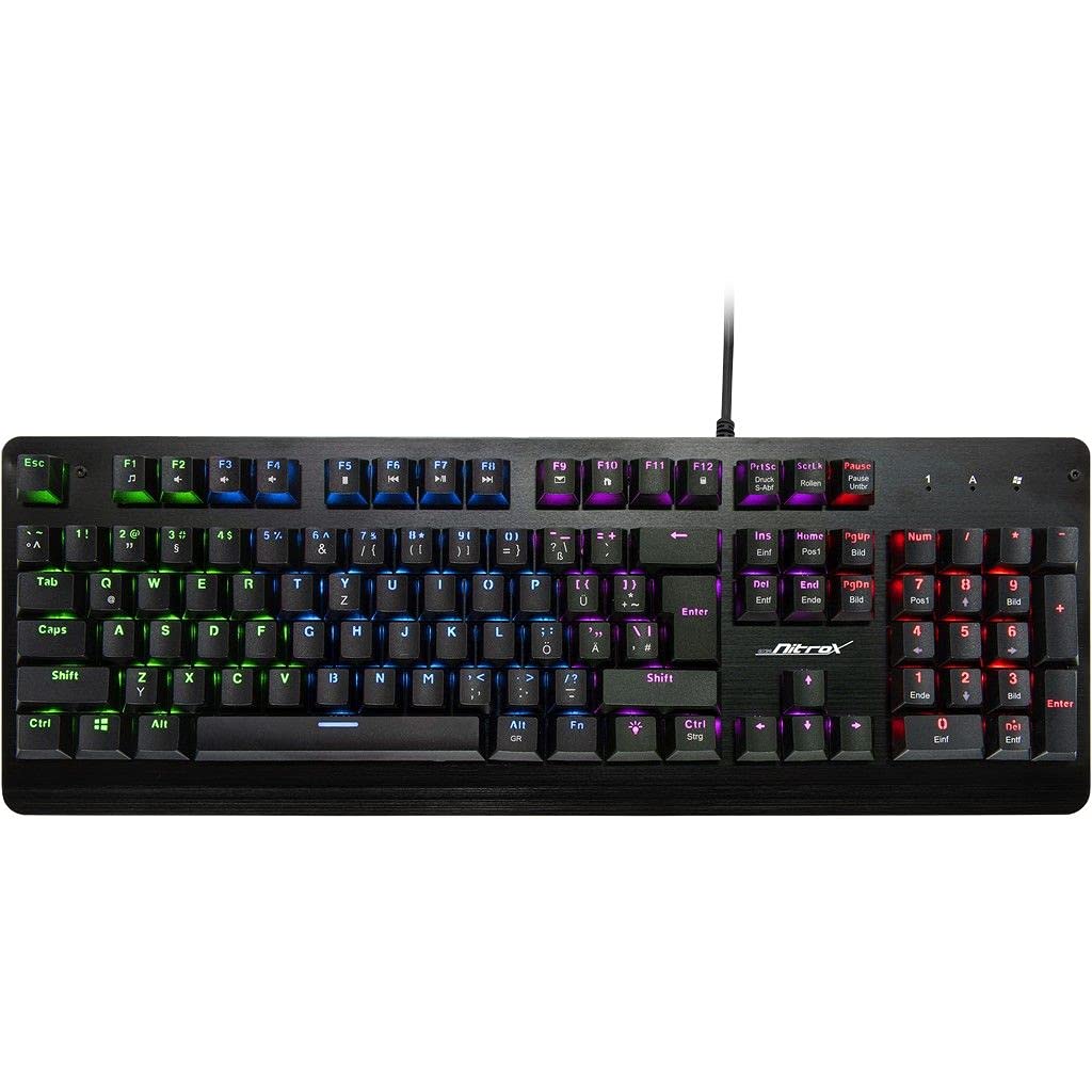 INTER TECH TECLADO (ALEMAN) NITROX NK-2000ME