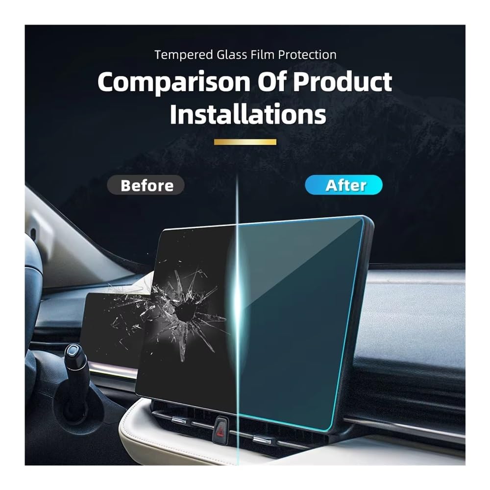 Protector De Pantalla Cristal Templado Para Consola Central Coche Para Haval H6 (2021-2024). Incluye Navegación GPS Y Panel Instrumentos Película Protectora Navegación