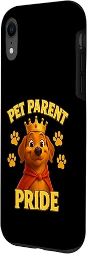 Miniatura 2 de Pet Parent Pride Dog Crown Paw Prints Animal Lover Case for iPhone XR