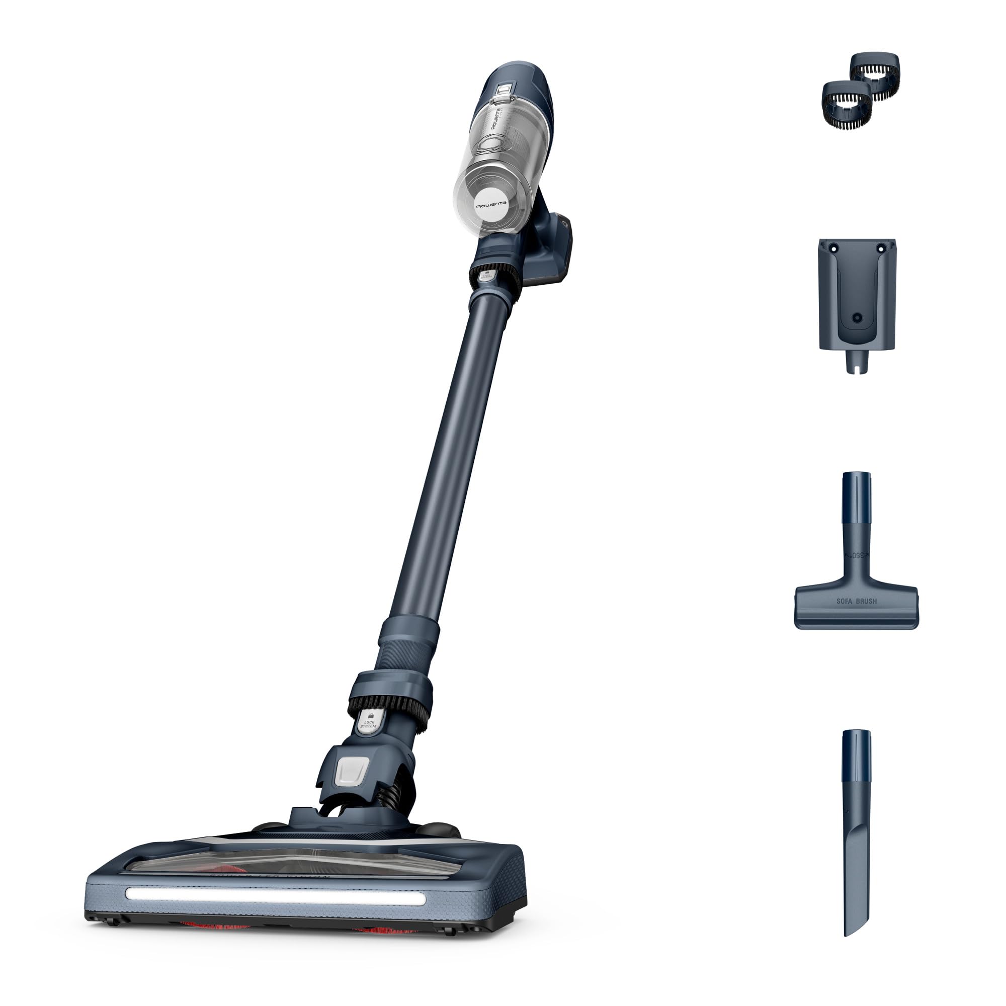 Rowenta X-PERT 6.60, Aspirapolvere senza fili, Scopa Elettrica LeggeraPulizia Senza Difficoltà, Motore da 100 W, 45 min. di Autonimia RH6831EO