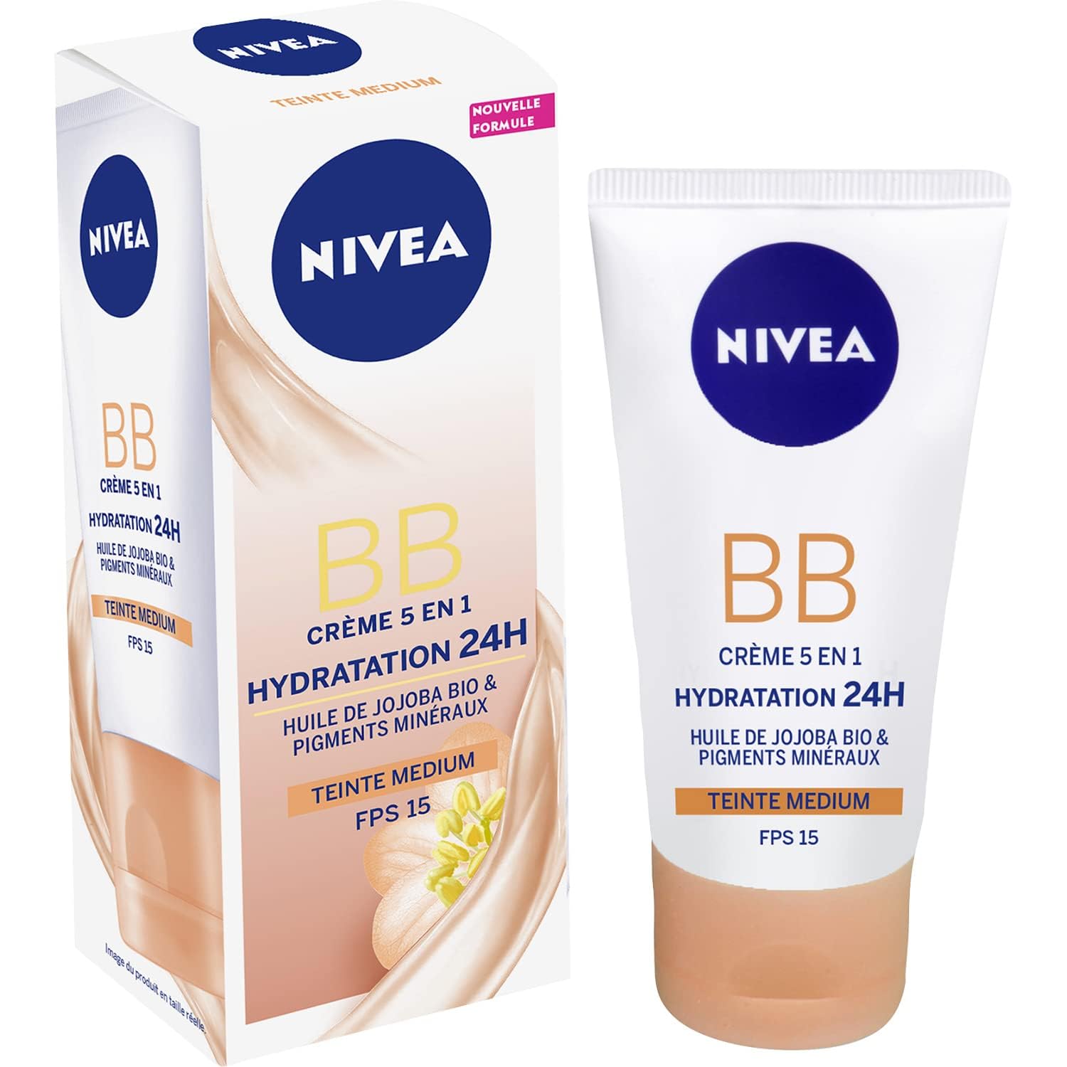 Crema per la pelle nivea BB Cream 50ml 6in1 Medium - 1 Pezzo