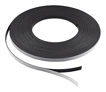 Master Magnetics Flexible Magnet Strip with Adhesive Back - 1/16" Thick, 1/4" Wide, 100 Long, 1 Roll, ZG05A-ABX
