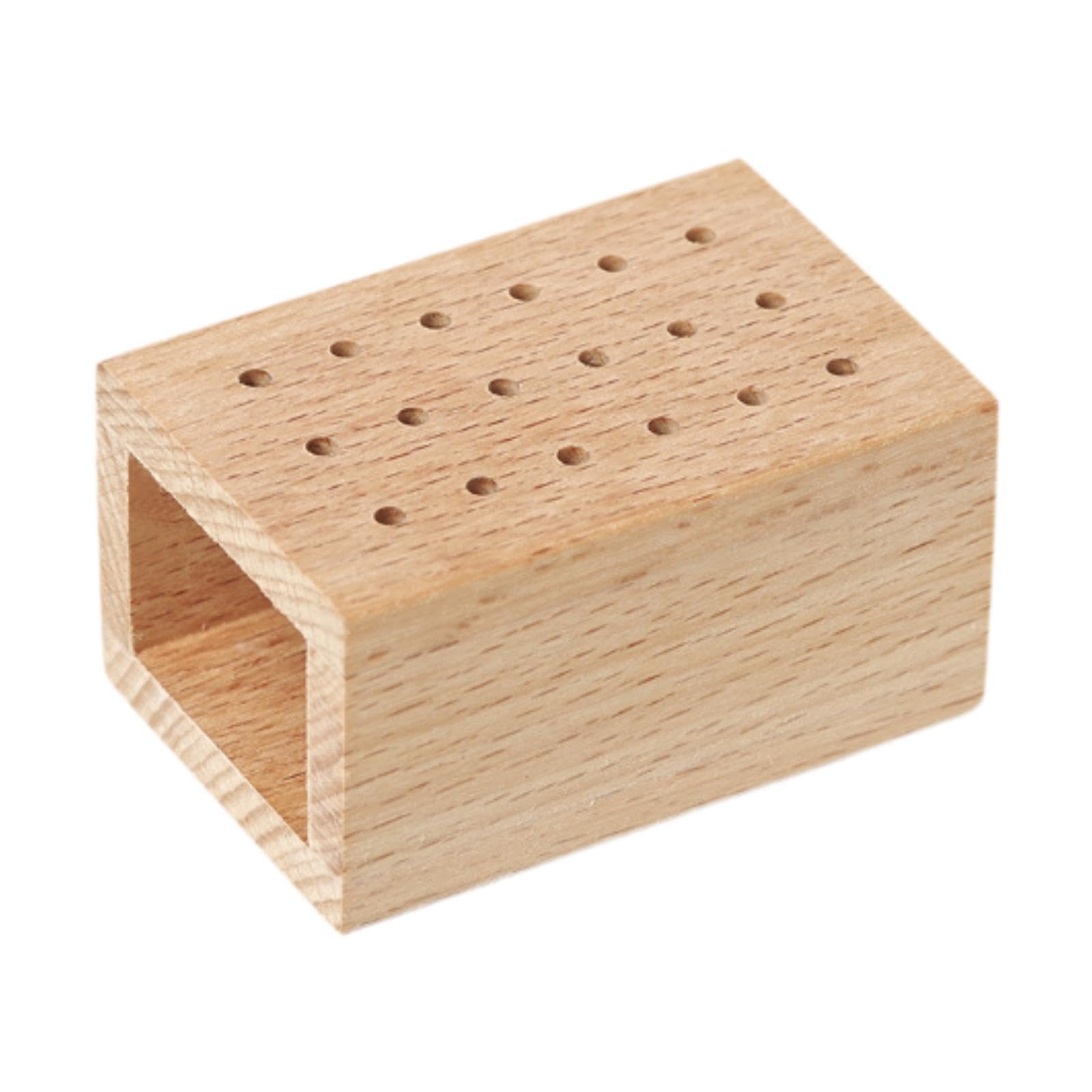 Organisateur D'embouts à Ongles En Bois, Porte-outils pour Manucure, Boîte de Rangement pour Outils de Manucure, Support de Rangement pour Têtes D