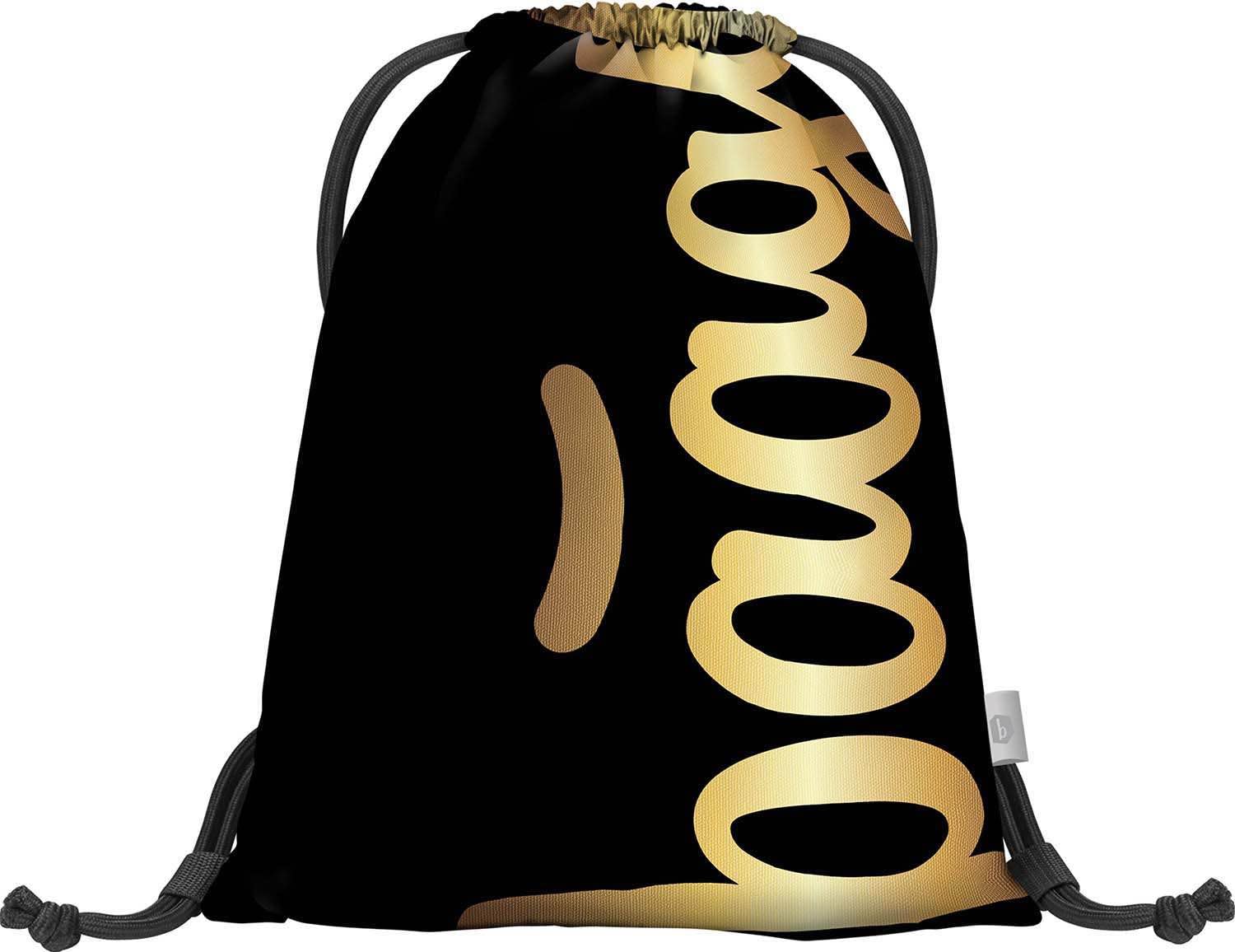 Baagl Schulrucksack Set Jungen Mädchen 5-Teilig ab 3. Klasse - Skate Gold | SKATE Schulrucksack Set mit Turnbeutel, Mäppchen, ergonomischem Rücken und Brustgurt für den Schulalltag.
