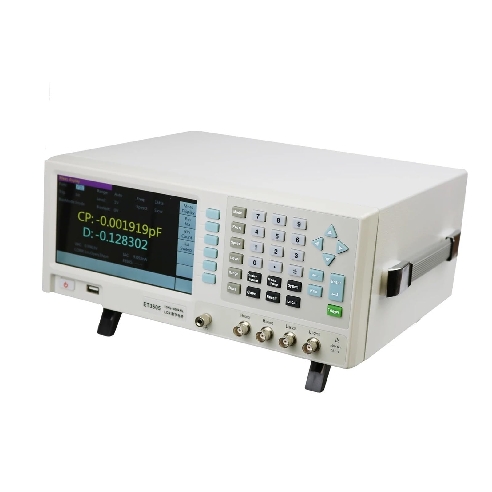 Multimetr Precyzyjny cyfrowy mostek indukcyjności pojemności rezystancji miernik LCR USB LAN RS232 ET3501 ET3502 ET3503 ET3505 ET3510 Dokładne czytanie(ET3510(1000KHz))