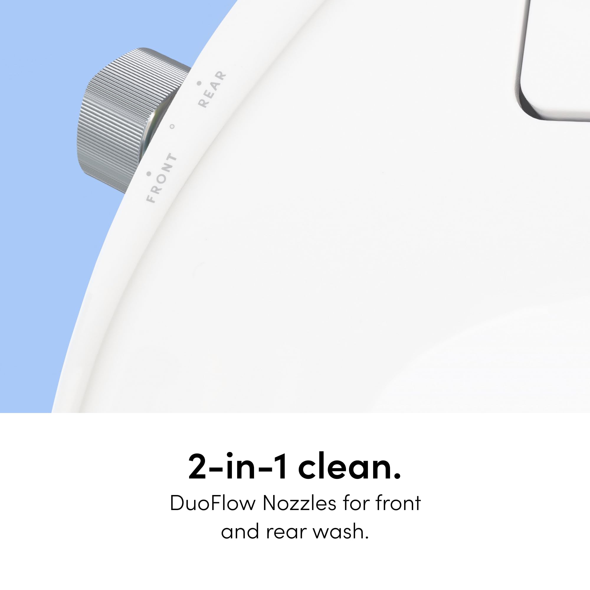 TUSHY Wave Non-Electric Bidet Toilet Seat Sleek Elongated Design Quick-Release for Easy Cleaning DuoFlow Front Rear Wash Self-Cleaning — view 6