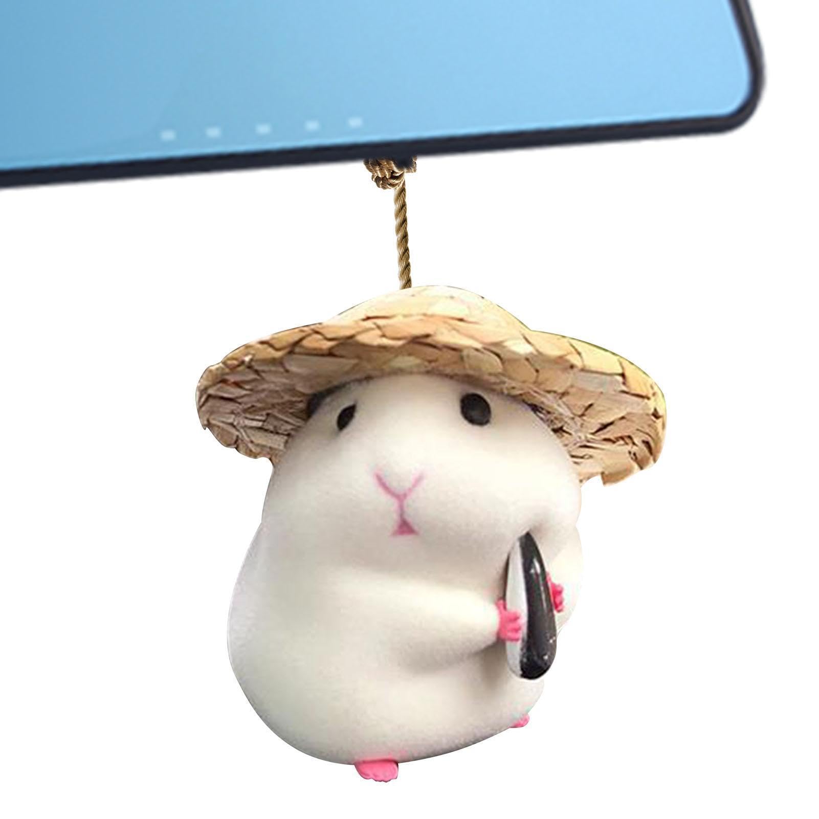 Décoration de tableau de bord de voiture : rompez la monotonie des trajets avec ce mignon hamster