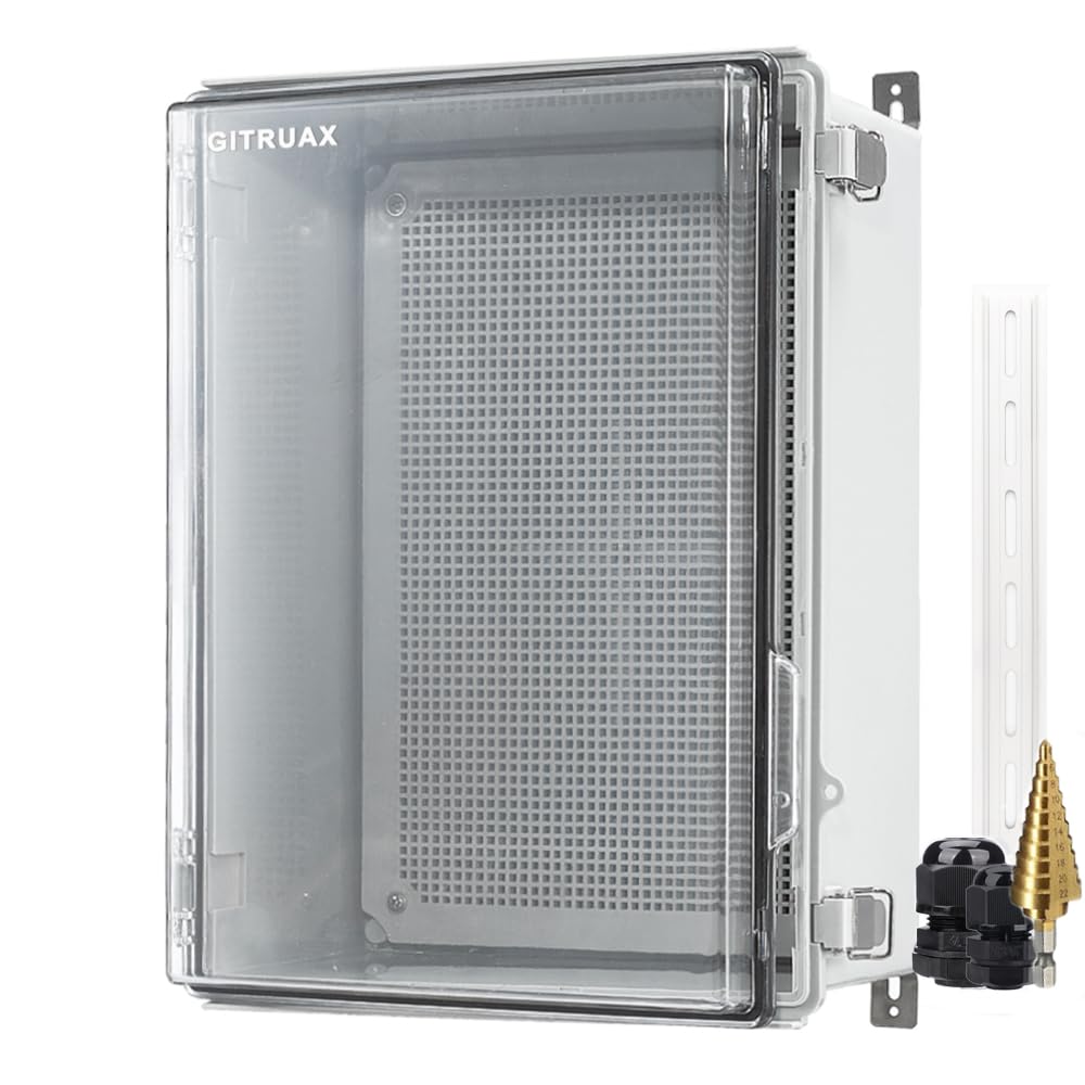 Boîte de jonction électrique étanche grand boîtier dérivation ABS transparent - 7