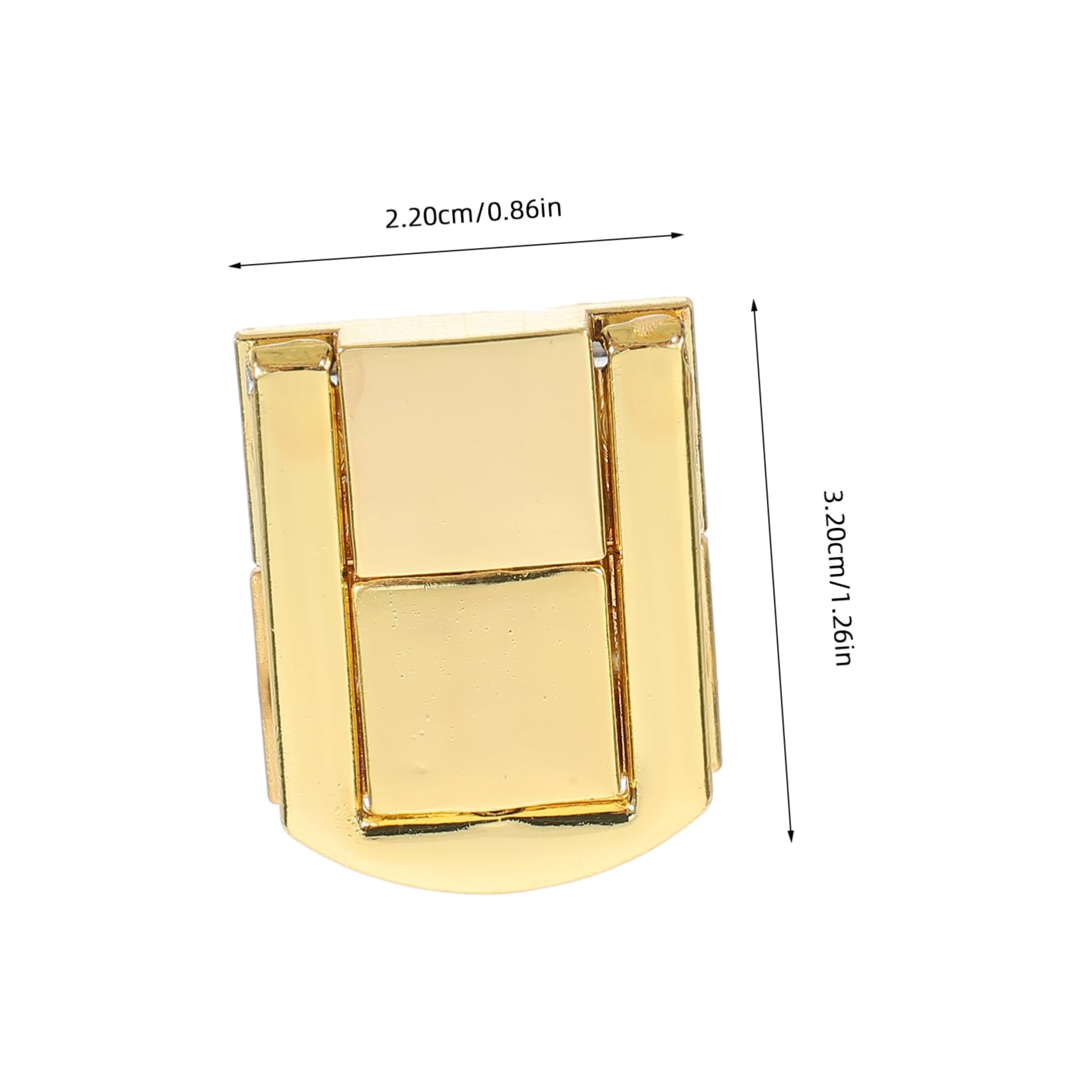 ARTIBETTER 5pcs Retro Hardware Buckle Set Latch Clasp for Suitcase Chest Trunk Jewelry Box Decorative Lock Hasp Zinc Alloy Easy Install