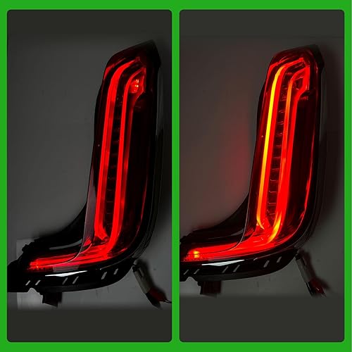 Miniatura 4 de Lochnchn Conjunto de luces traseras traseras LED compatible con Cadillac XTS 2018 2019 luces traseras del lado del pasajero derecho reemplazo
