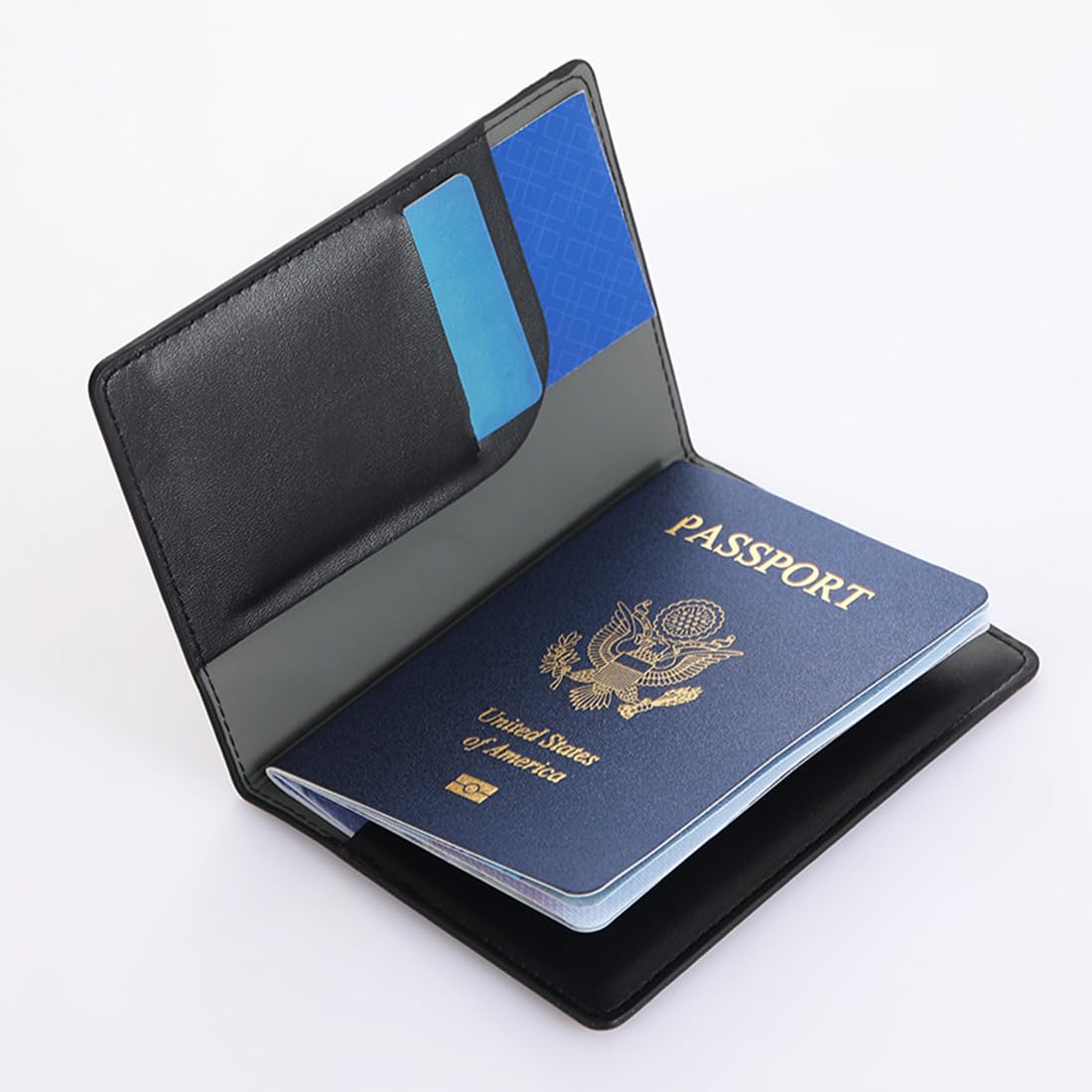 Portapassaporto In Pelle PU Con Scomparti Multipli - Per Uomo E Donna - Foto 6