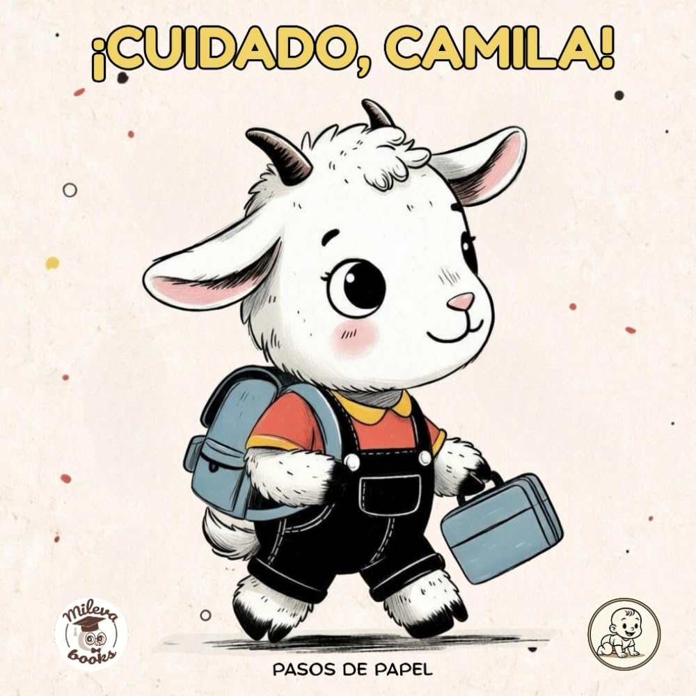 ¡Cuidado, Camila!: Aprender a leer con MAYÚSCULAS (a partir de 4 años) (Mileva Books) (Pasos de papel)