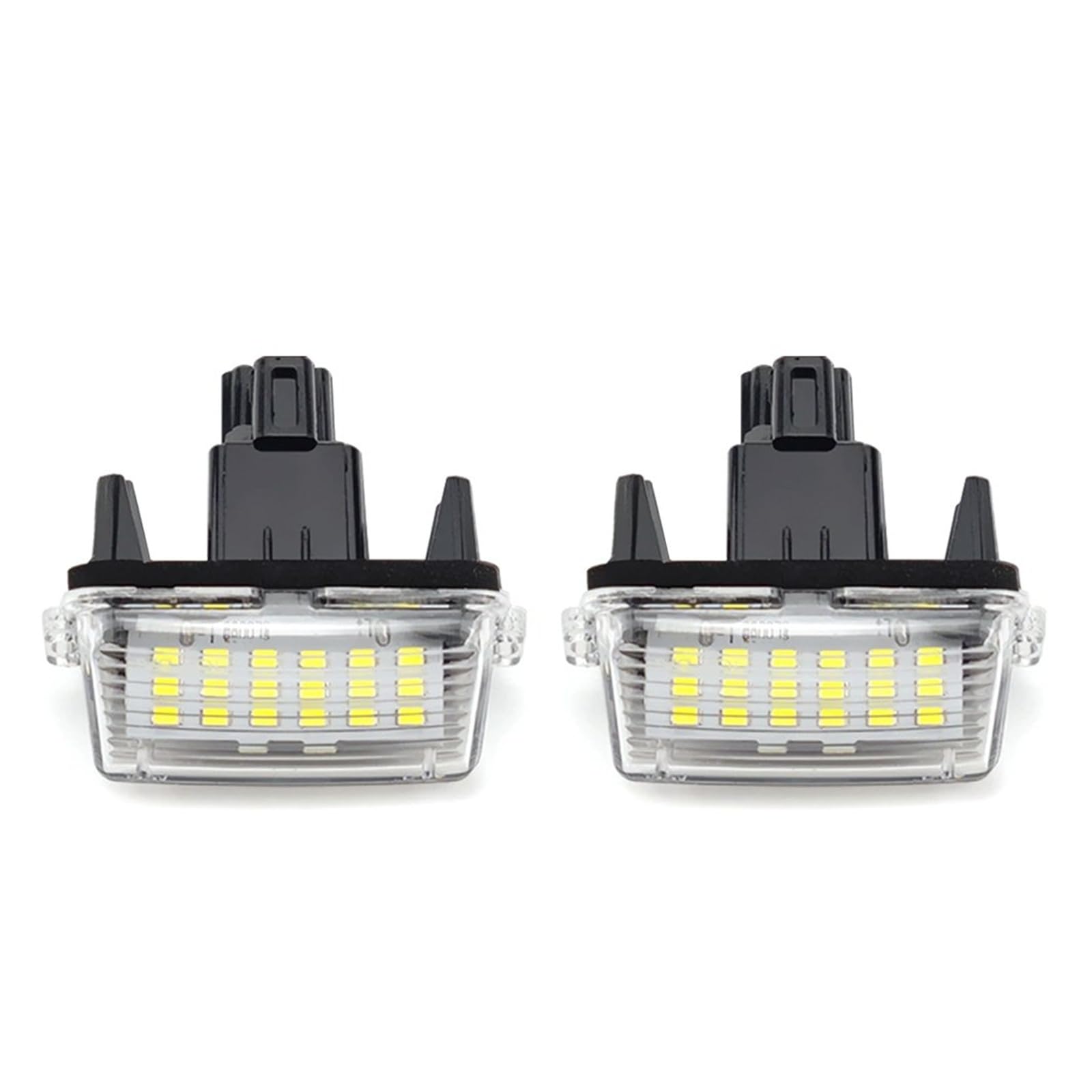 Renueva la luz de placa para Corolla Yaris 2014 lámpara posterior blanca de repuesto fácil 6