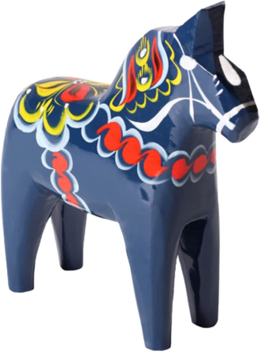 Nils Olsson Hemslojd Ab Traditional Wooden Swedish Dala Horse - Blue (7cm)