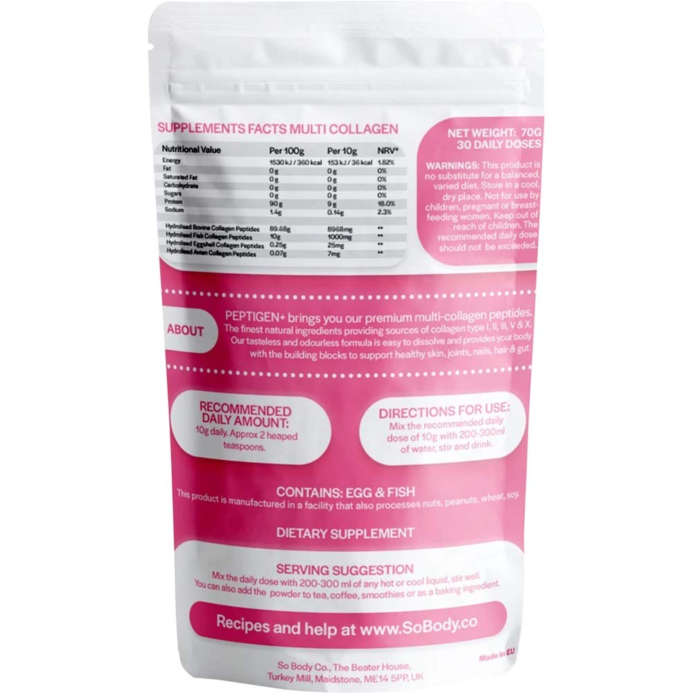 Five Types of Collagen Powder Combined. Including A Unique Egg Collagen