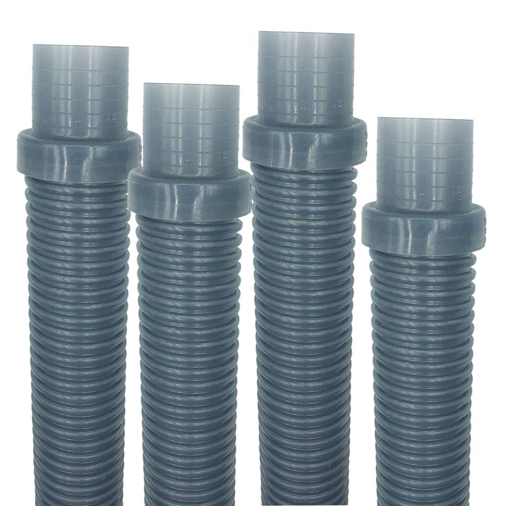 Puri Tech4 Pack Universal Pool Cleaner Hose 48 Long Translucent Blue Color for Hayward Navigator, Pool Vac Ultra, AquaBug