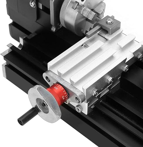 Miniatura 4 de Mini Torno Mtetal, 20000rpm Potente Motor 24W Herramienta DIY Metal Carpintería Mini máquina de torno motorizado, amoladora, taladrador, torno de