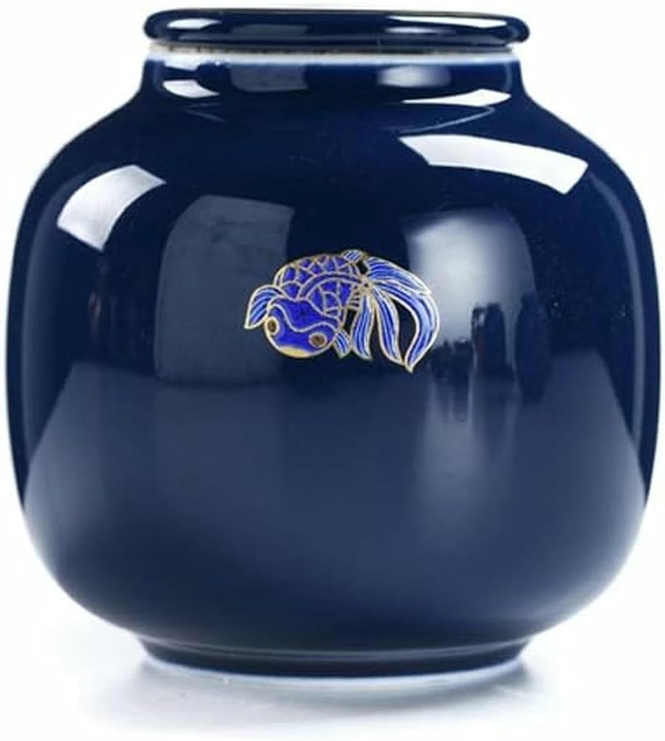 Cremation Urns Funeral Urn Keepsake Urns for Human Adult Cremation Urns Burial Urns at Commemoration Ceramics Urn Blue Classic Strong Sealing