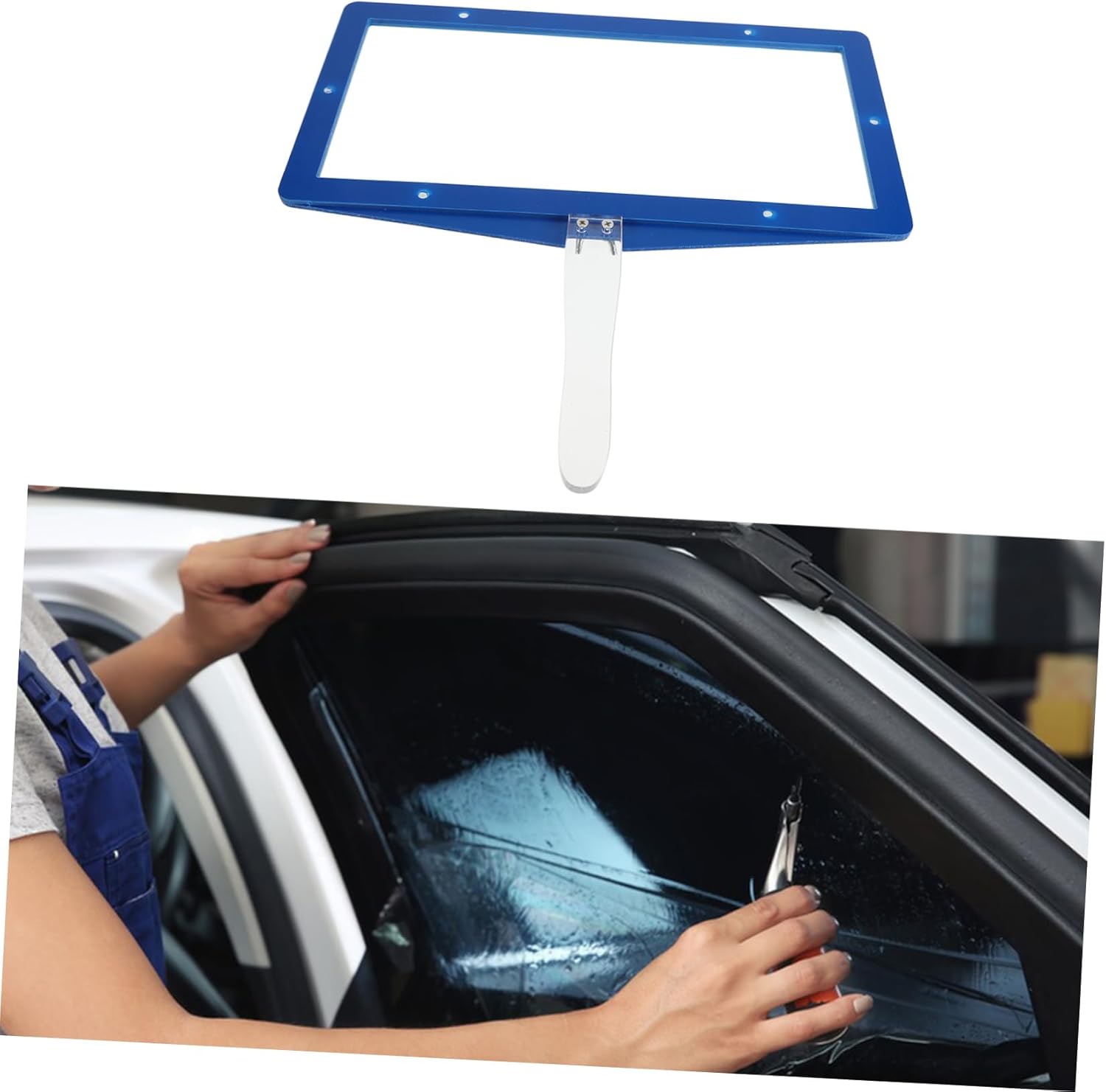 Happyyami Car Window Film Testing Board Set Automotive Tinting Tool for Heat Application and Film Installation Sturdy Heat-Resistant Panel for Window Tinting and Automotive Accessories