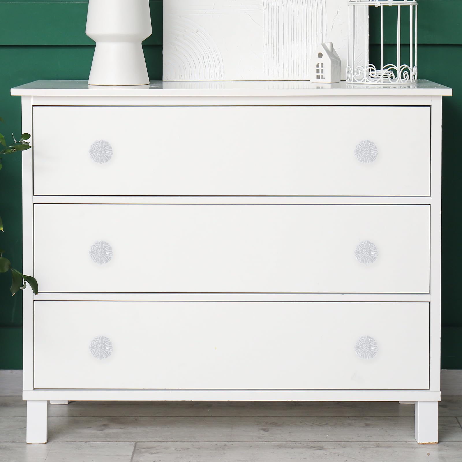 Amazon.co.jp: PATIKIL ヴィンテージフラワーキャビネットノブ1-5/16