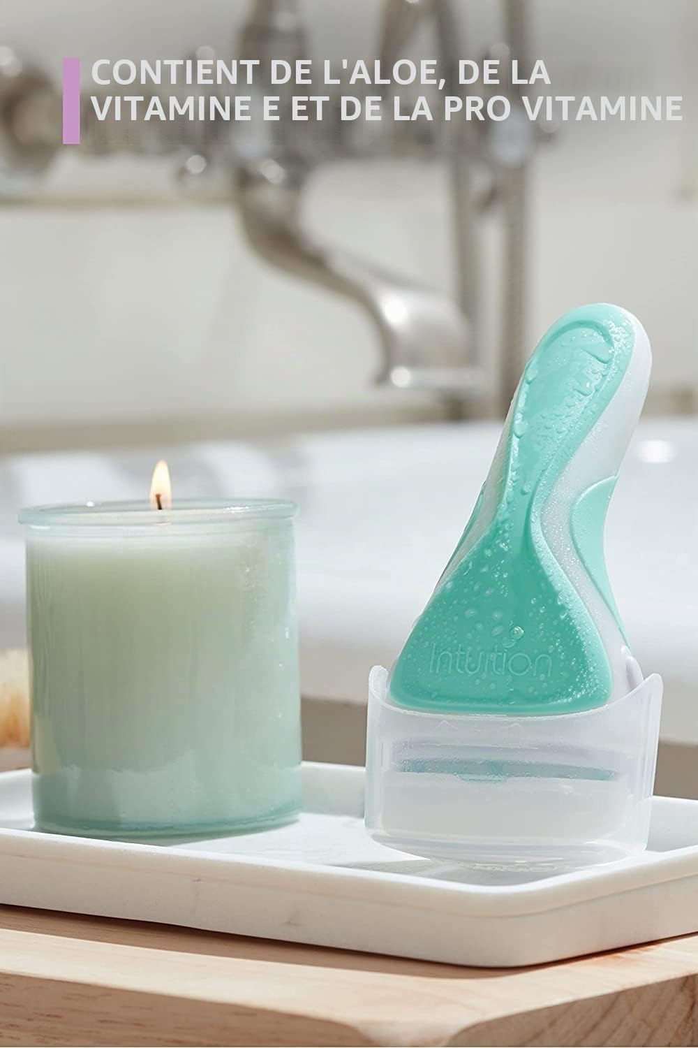 WILKINSON SWORD - Intuition Sensitive Care For Women | Pas besoin de gel de rasage | Lot de 24 recharges de lame de rasoir