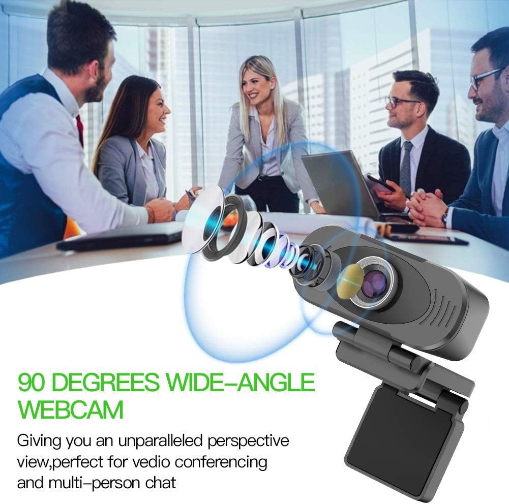 Exсluѕіvе Dіѕсоunt 60% Prісе 1080P HD Webcam with Microphone, PC Laptop Desktop USB Webcams, Pro Streaming Computer Camera for Video Calling, Recording, Conferencing, Gaming, 90-Degree Widescreen Web Camera with Rotatable Clip