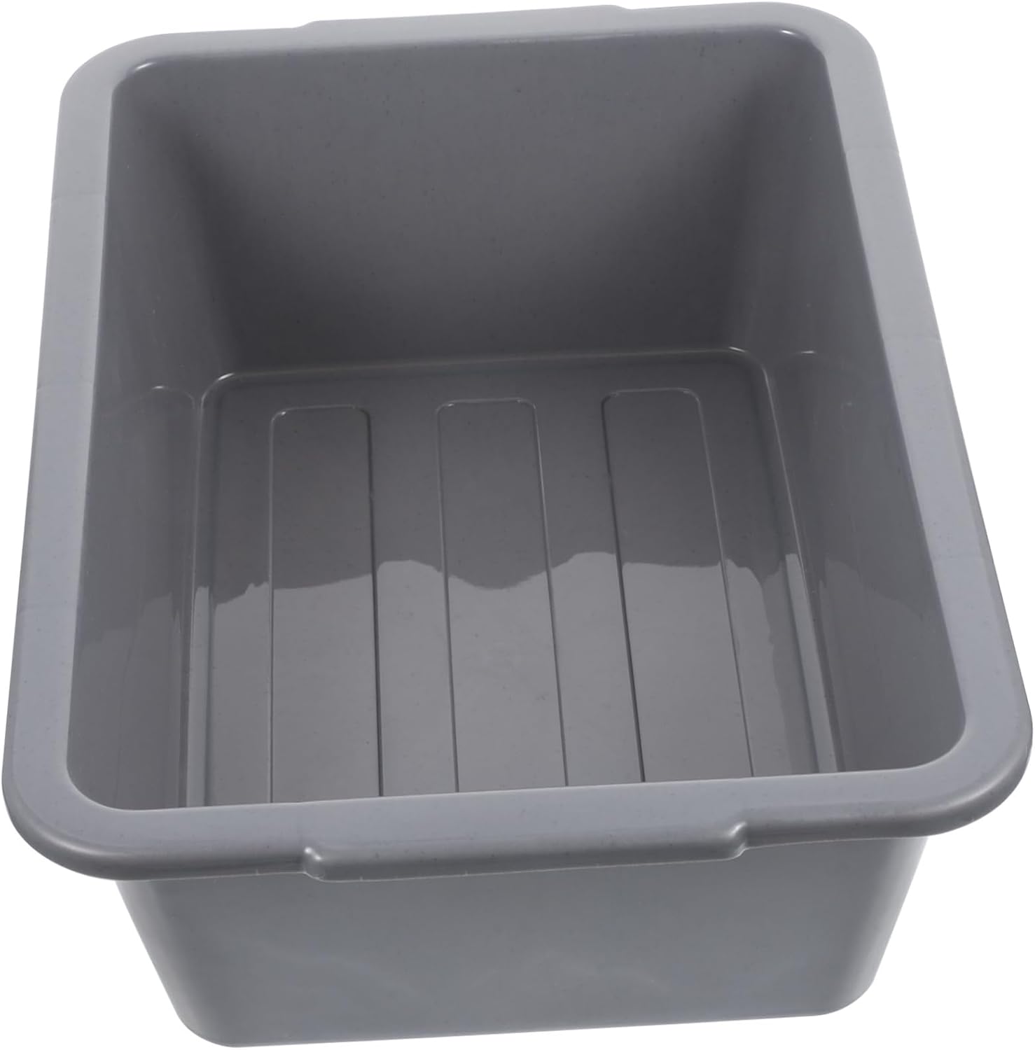 BESTYASH Commercial Plastic Bus Tub Rectangular Multipurpose Washing Bin for Home Restaurant Use Storage Container for Cafeterias Pizzerias and Fast Food