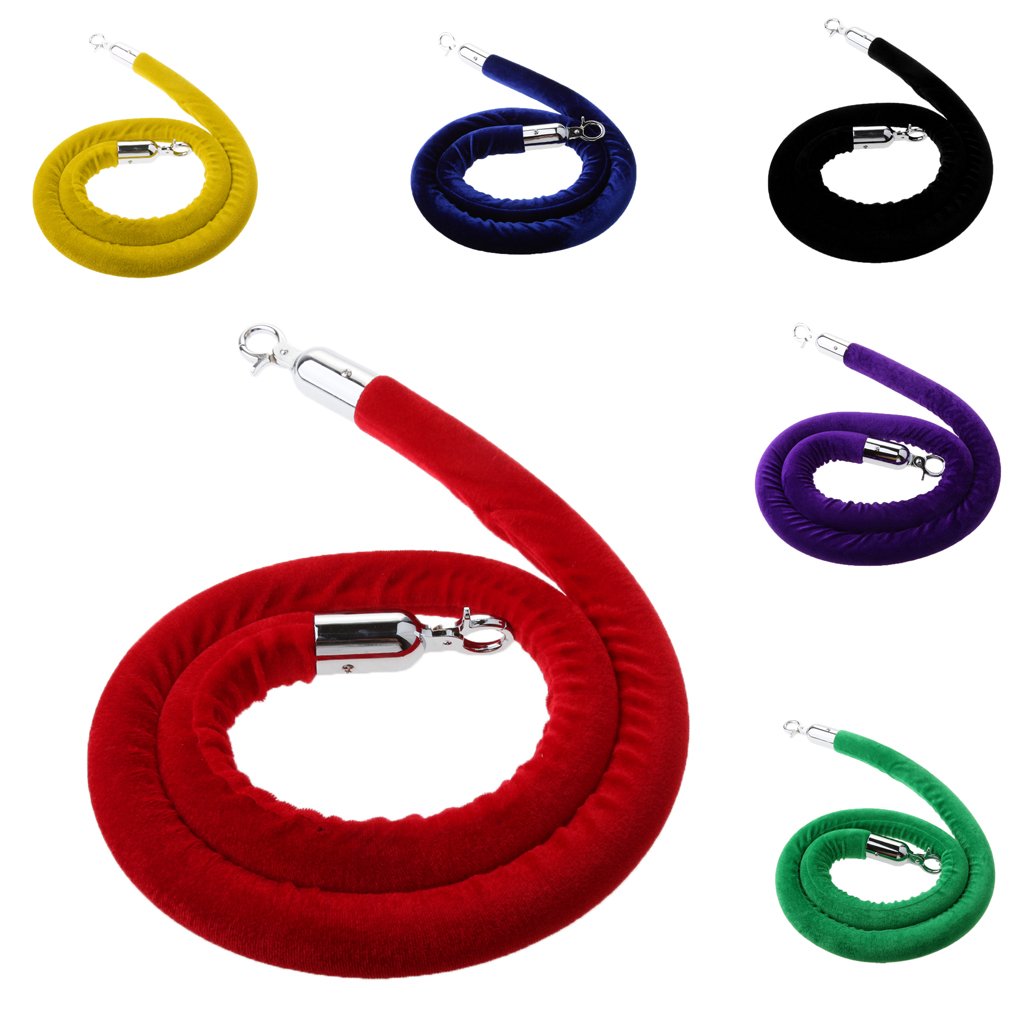 MagiDeal Corde de Diviseur 1.5M Corde Cordon Velours Séparation, Rouge, 1.5m