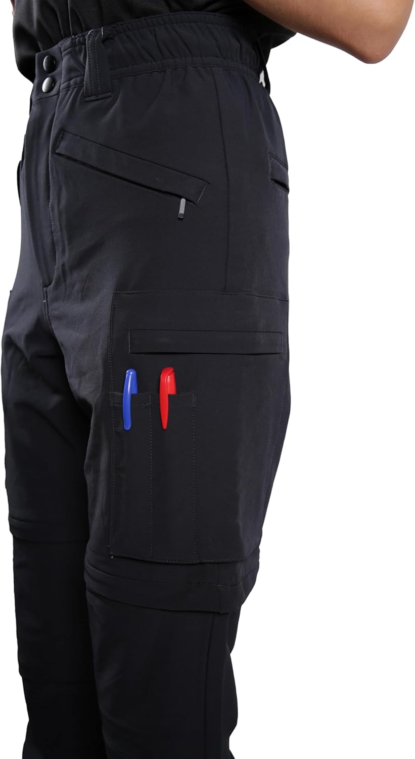 Men’s Tactical Convertible Pants – Water Repellent, Moisture Wicking, Zip Off Legs, Quick Dry, Lightweight Outdoor Pant