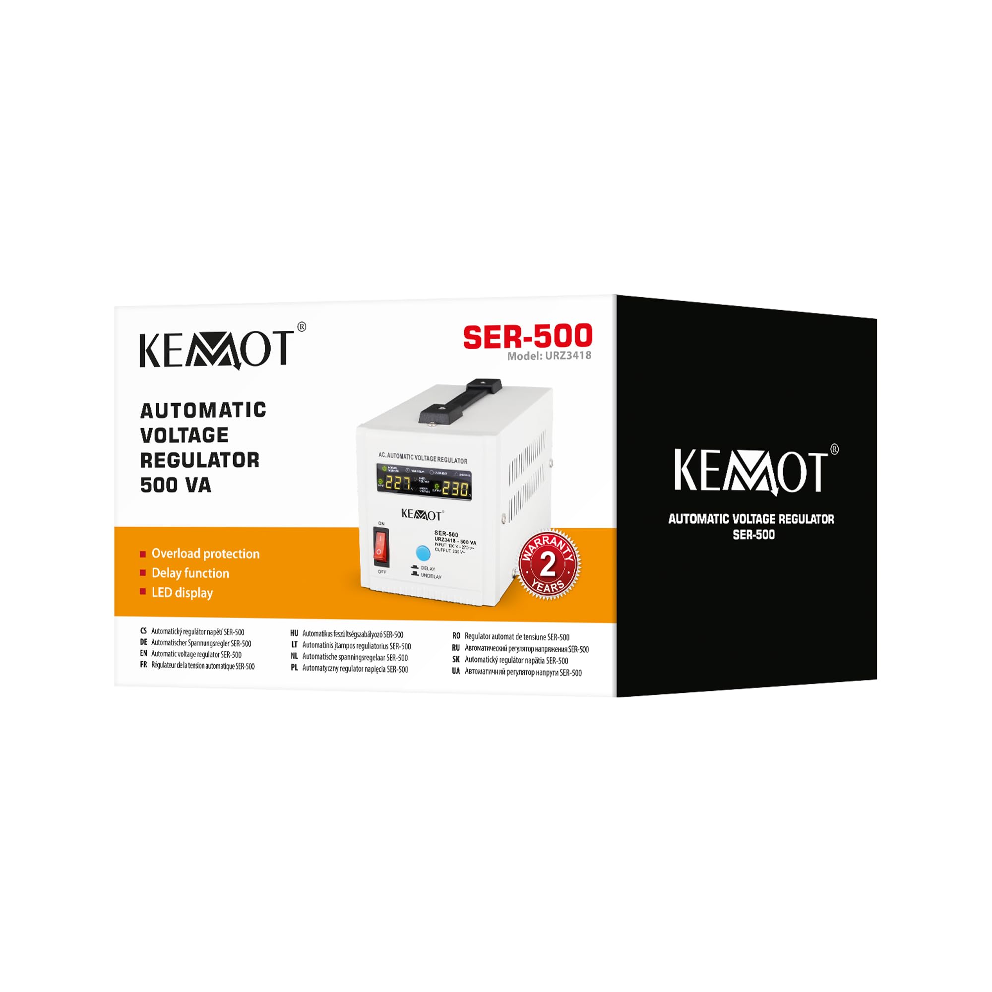Kemot SER-500 Régulateur de Tension Automatique
