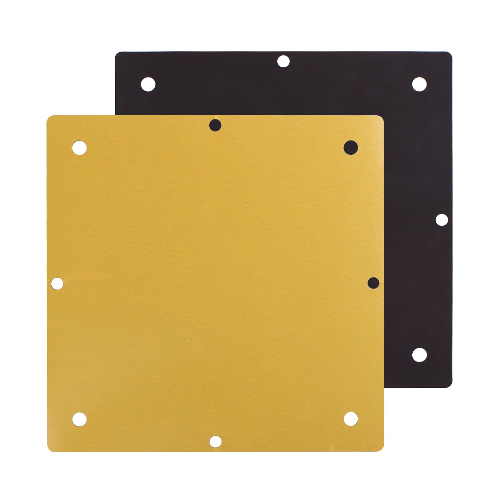 Imdinnogo 3D Printer Accessories Adventuer 5M Pro Platform Bottom Sticker 235×235mm: High Temperature Resistant Hardened Surface 8 Hole Heated Bed