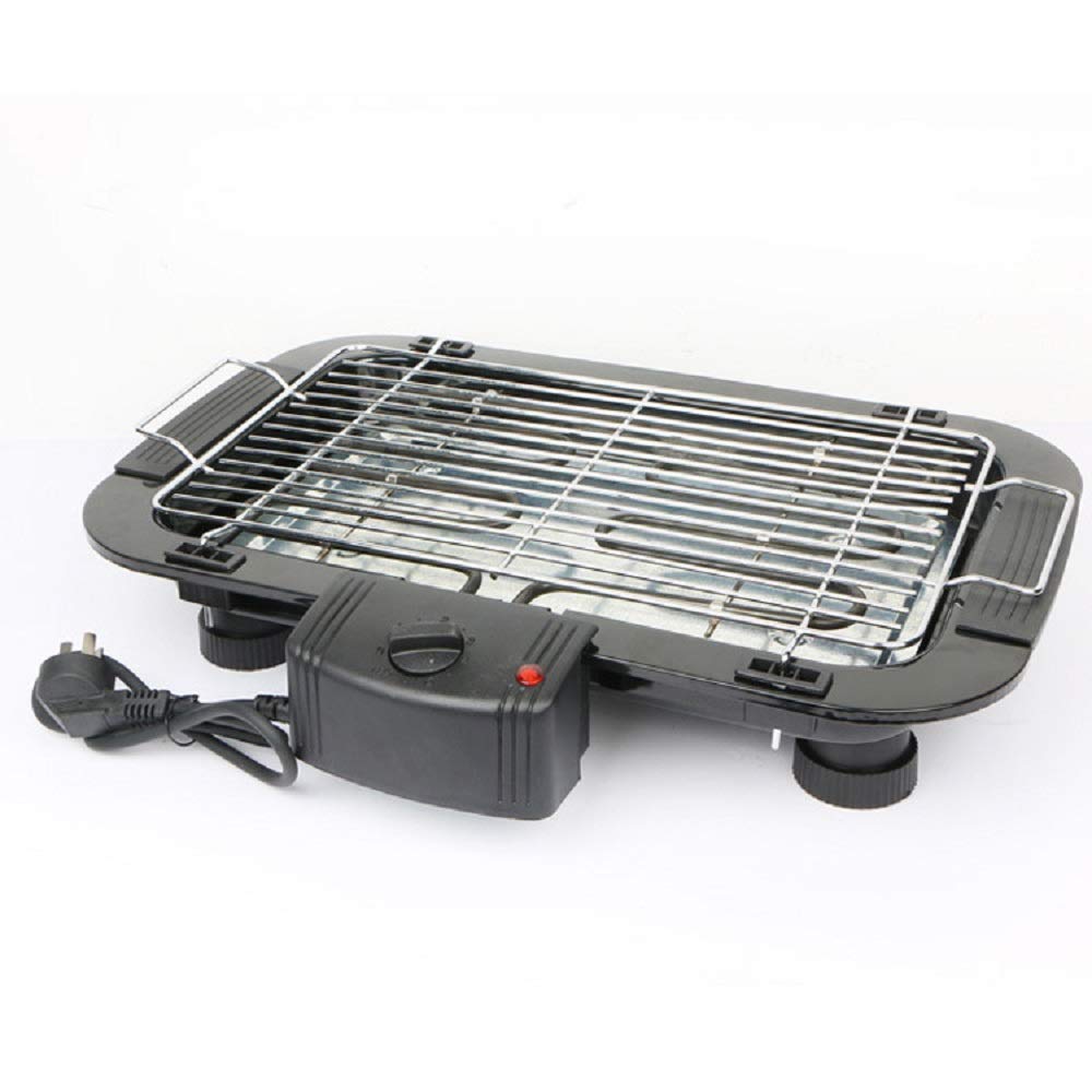 Barbecue Grill 2000W Electric Tandoori Maker Adjustable Temperature Control Indoor Smokeless Barbeque Grill